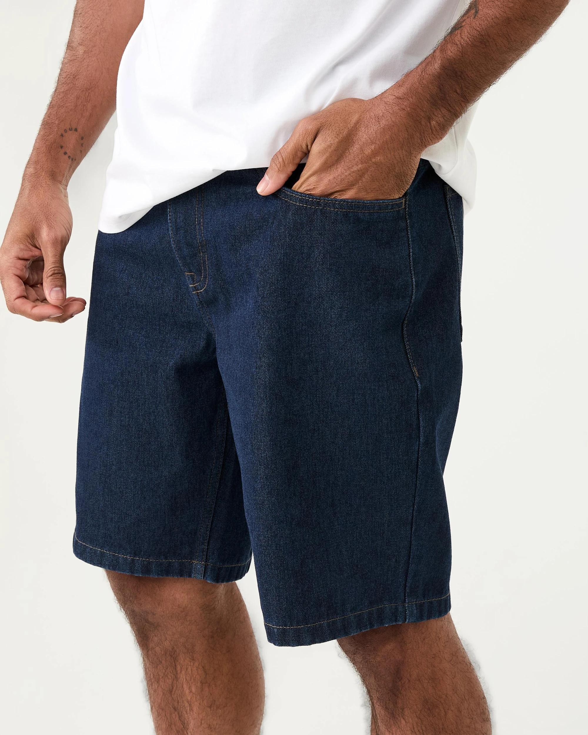 2 Classic Denim Shorts Dark Wash, 2 of 7