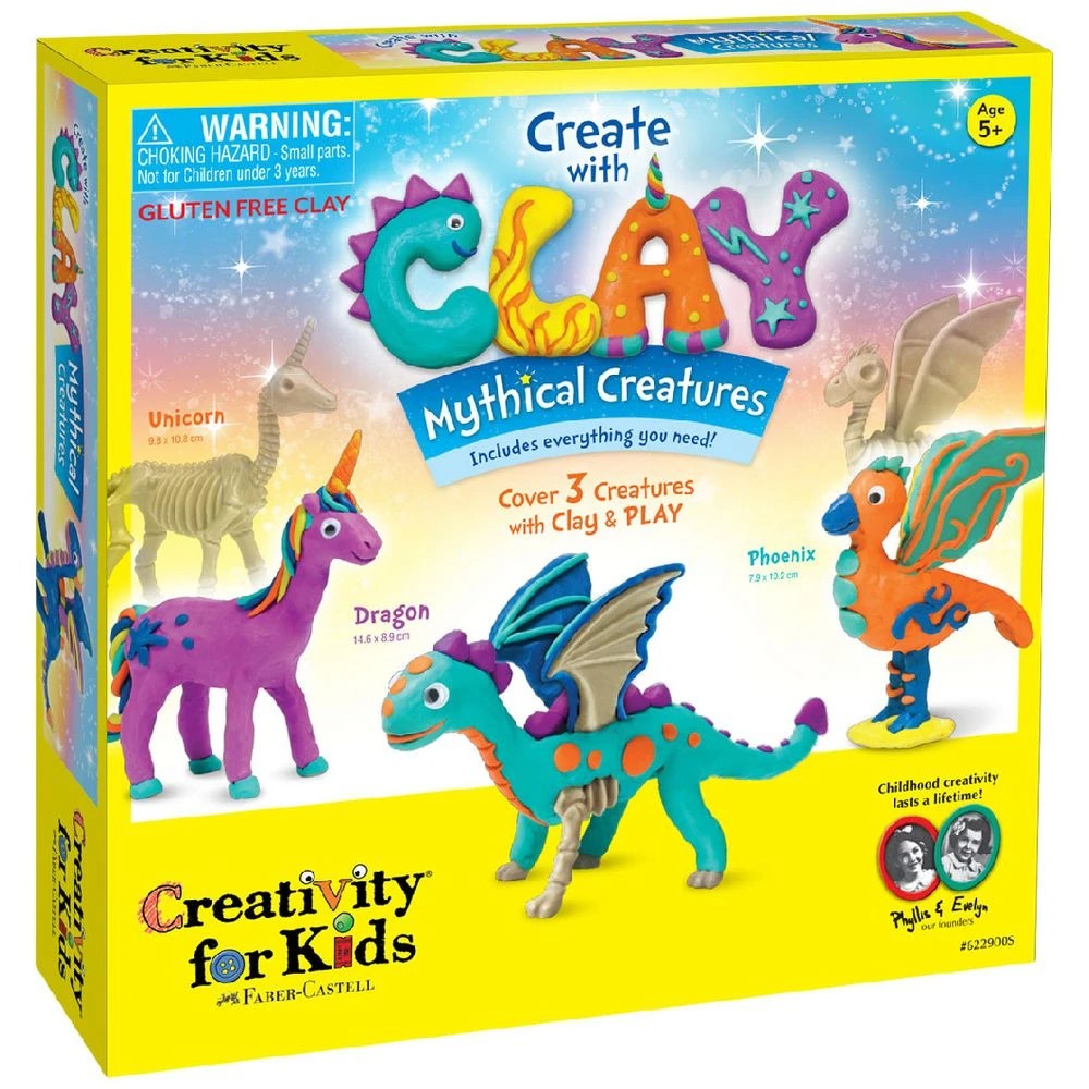 1 Create with Clay Mythical Creatures Kit, 1 of 10