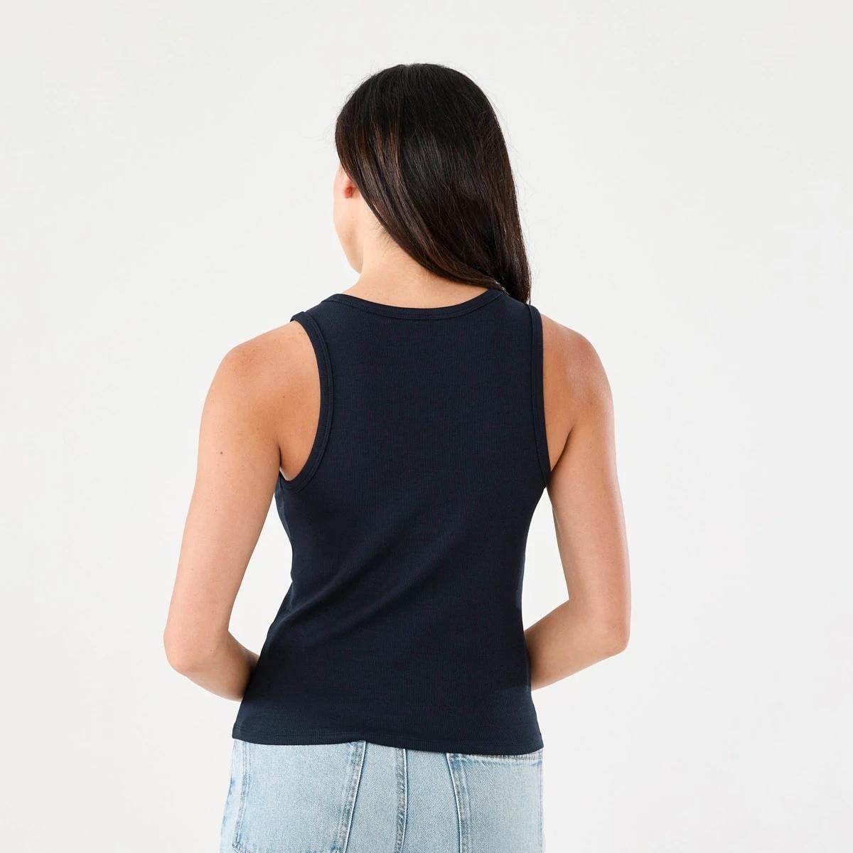 3 Sleeveless Rib Tank SKY CAPTAIN, 3 of 5