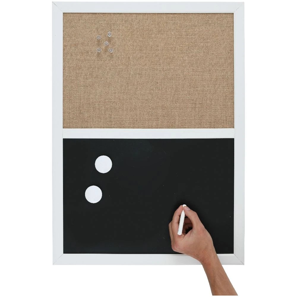 3 Otto Chalkboard Combination Board 450 x 600mm, 3 of 10