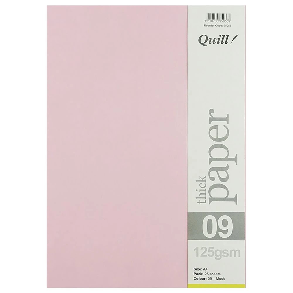 3 Quill A4 125gsm Paper Musk 25 Pack, 3 of 4