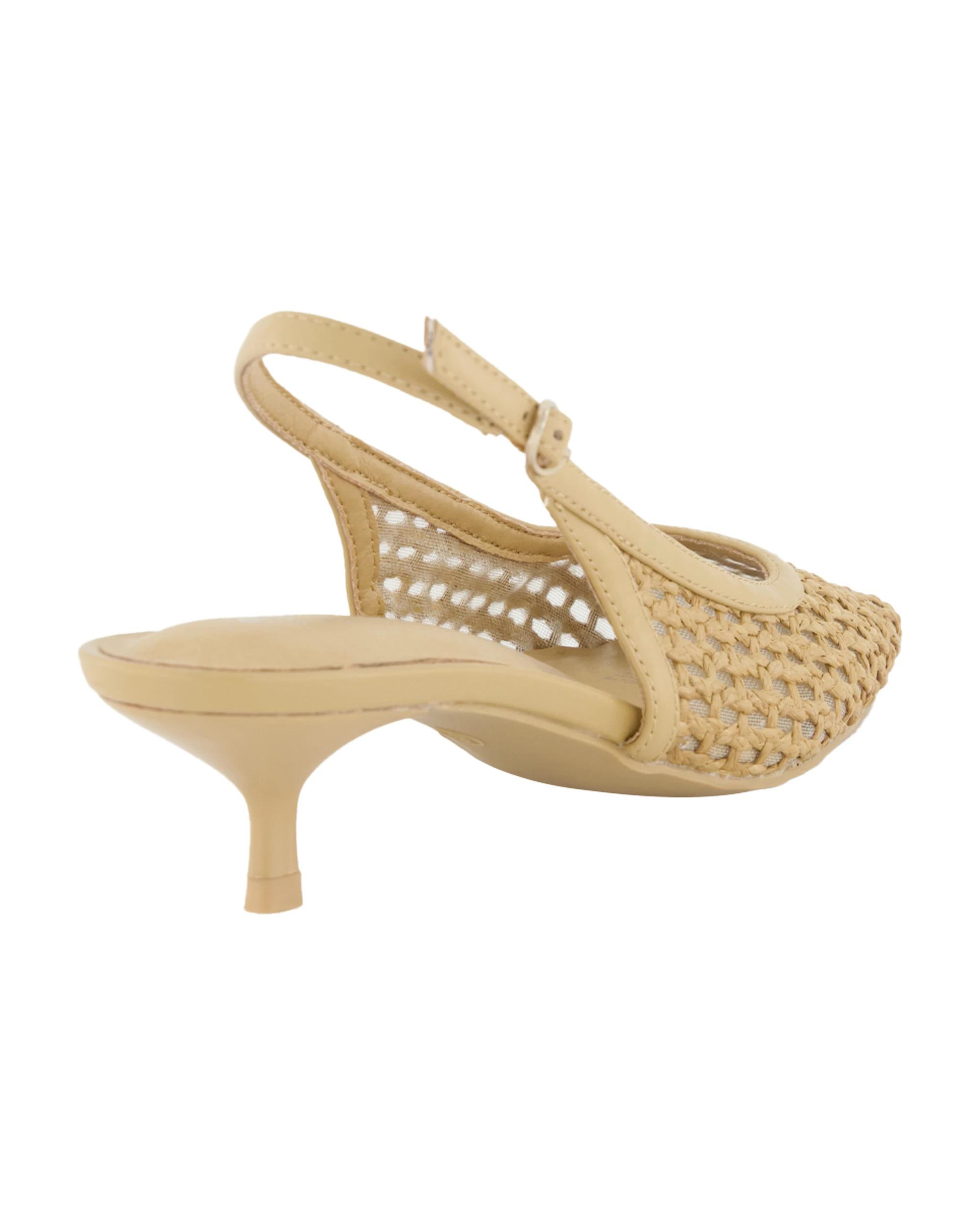 4 Slingback Kitten Heels Natural, 4 of 5