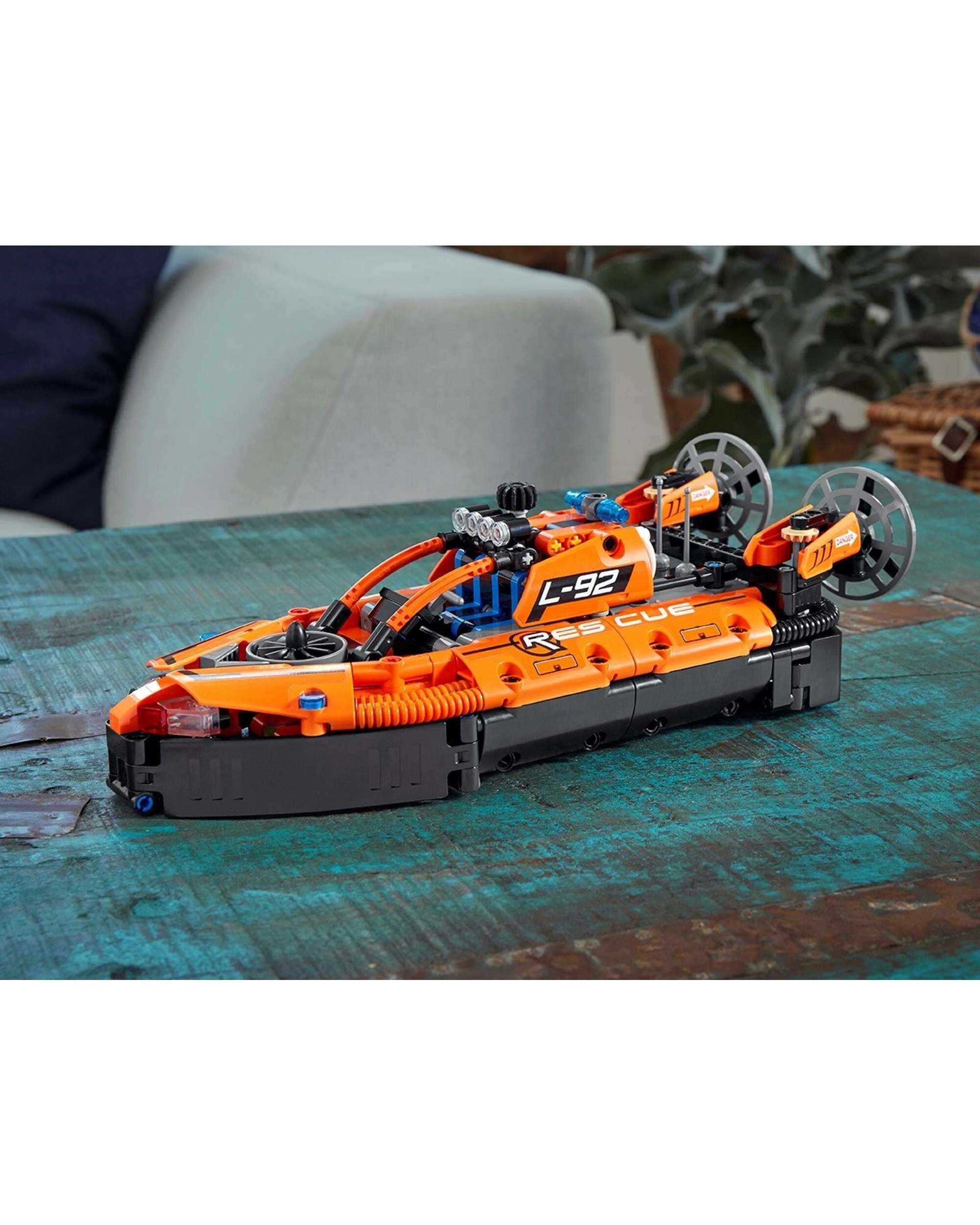 4 LEGO 42120 Rescue Hovercraft & Twin-Engine Aircraft Building Kit, 4 of 5