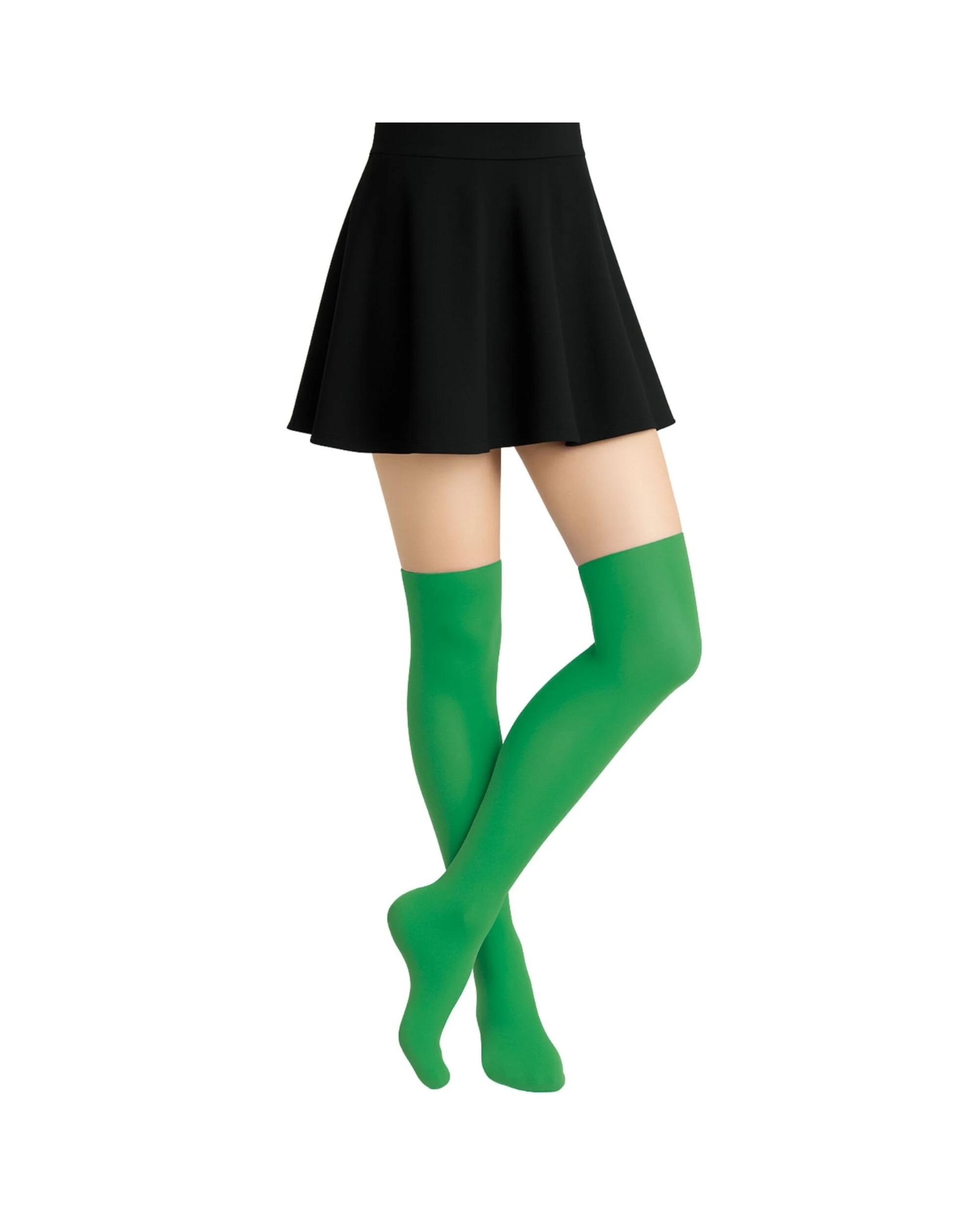 1 Partyrama Over The Knee Stockings 1 Pair - Green, 1 of 1