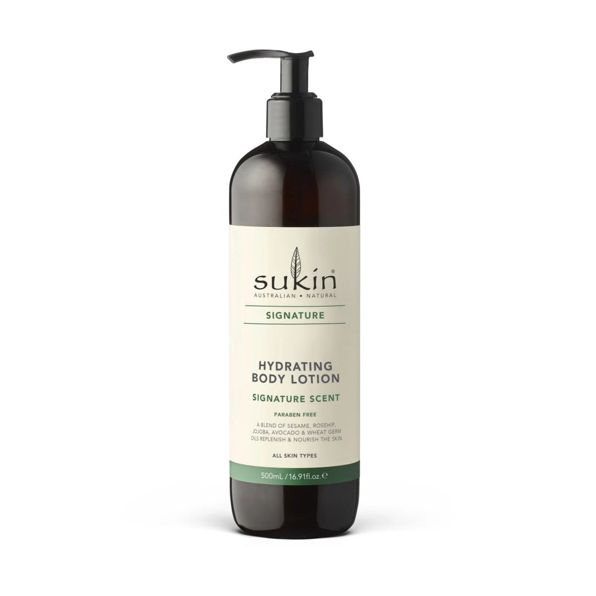 1 Sukin Hydrating Body Lotion 500ml - Sesame, Rosehip, Jojoba, Avocado & Wheat Germ Oils, 1 of 1