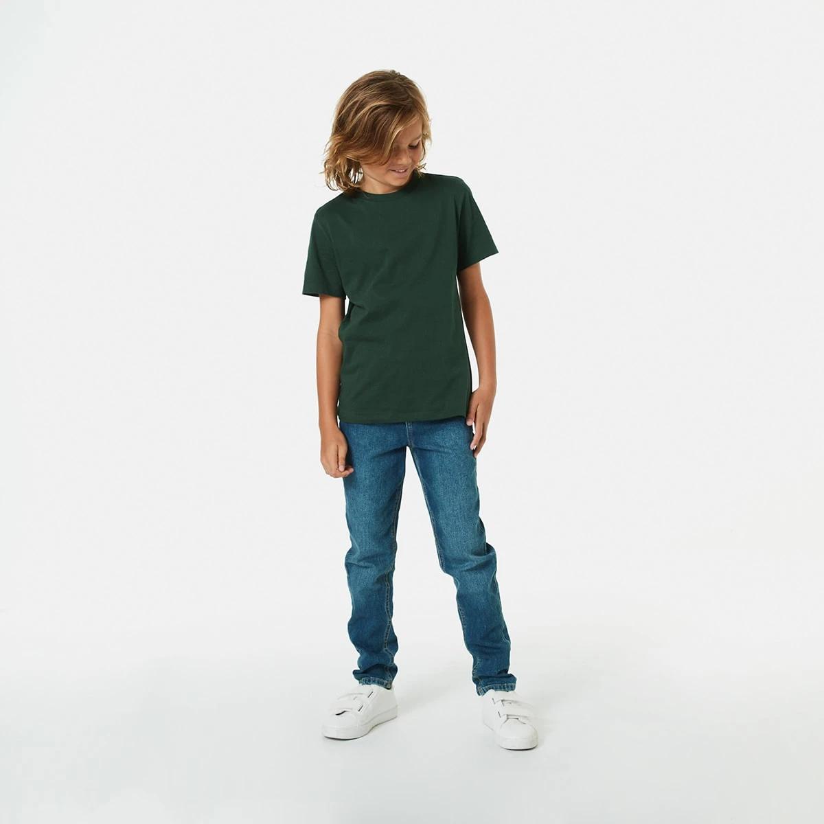 5 Short Sleeve Plain T-shirt SYCAMORE, 5 of 8