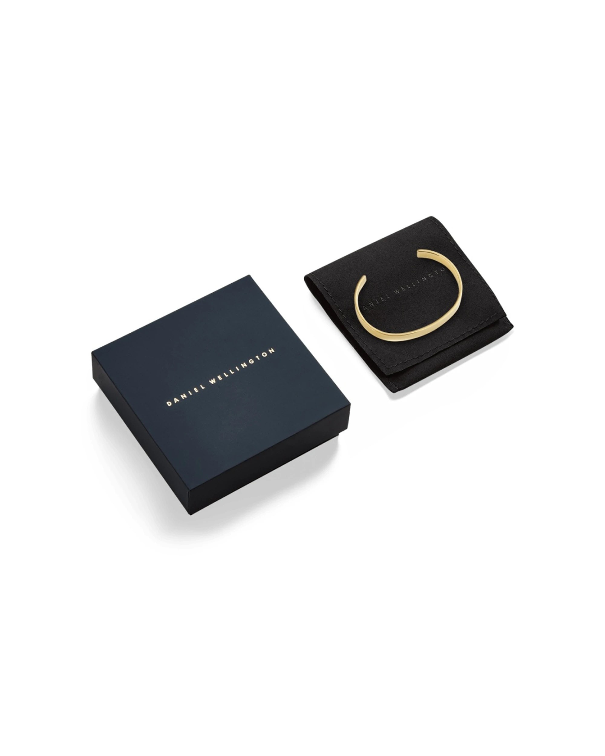 4 Daniel Wellington Line Cuff Polished Gold Bracelet Large Jewellery - Gold, 4 of 4
