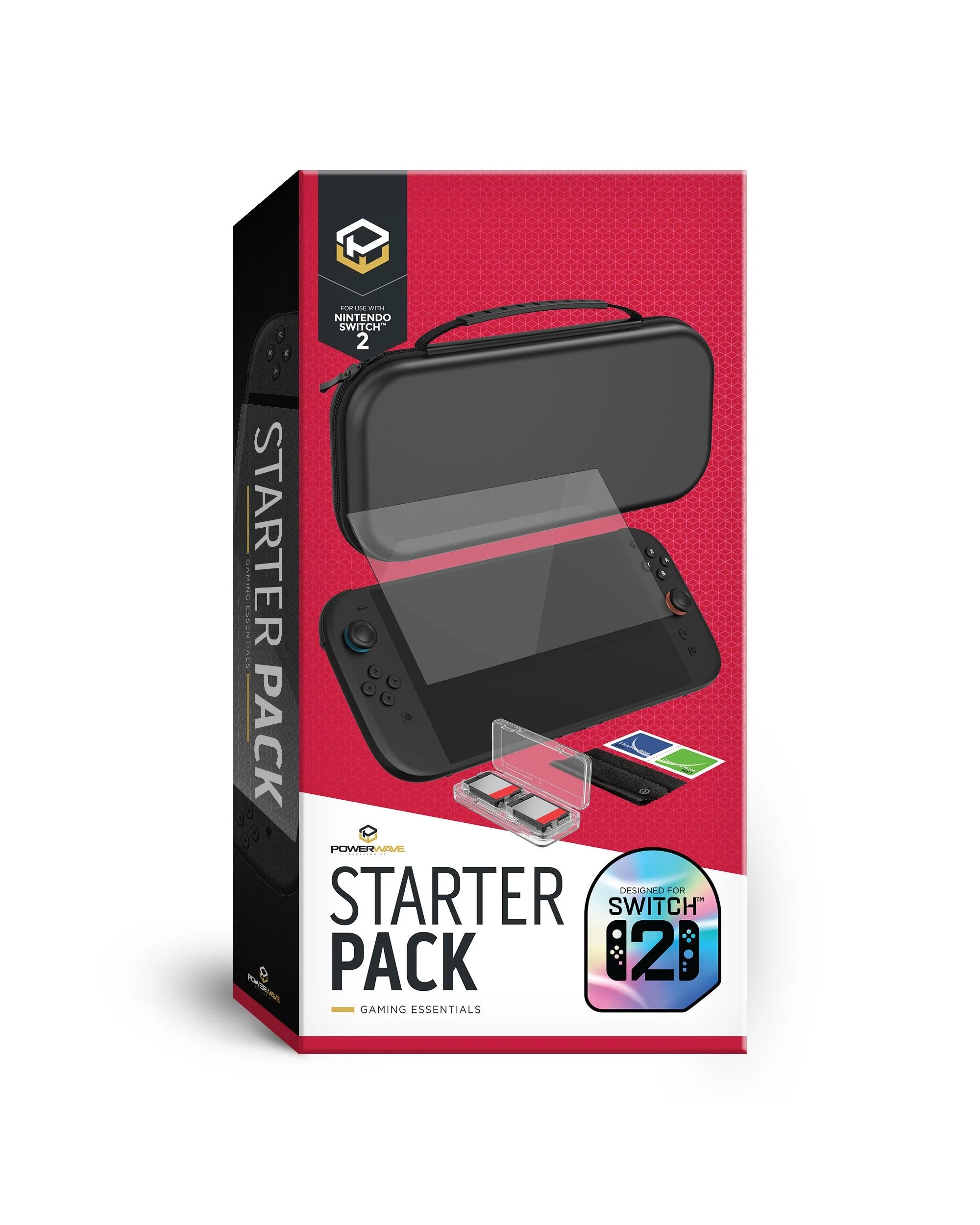 1 Powerwave Starter Pack for Nintendo Switch 2 - Black, 1 of 9