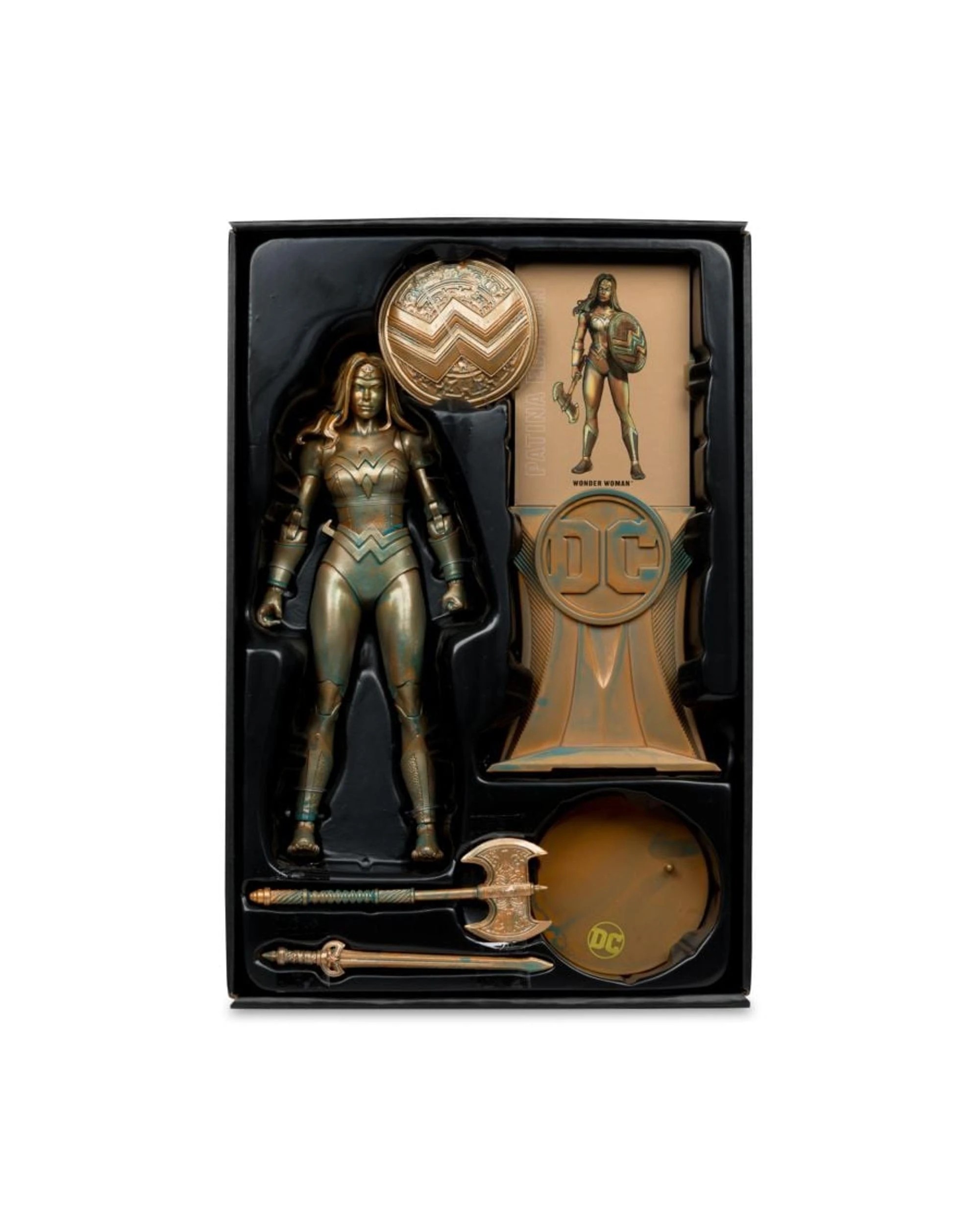 8 DC Multiverse Gold Label Wonder Woman Classic Patina Edition 7 inch Action Figure, 8 of 10