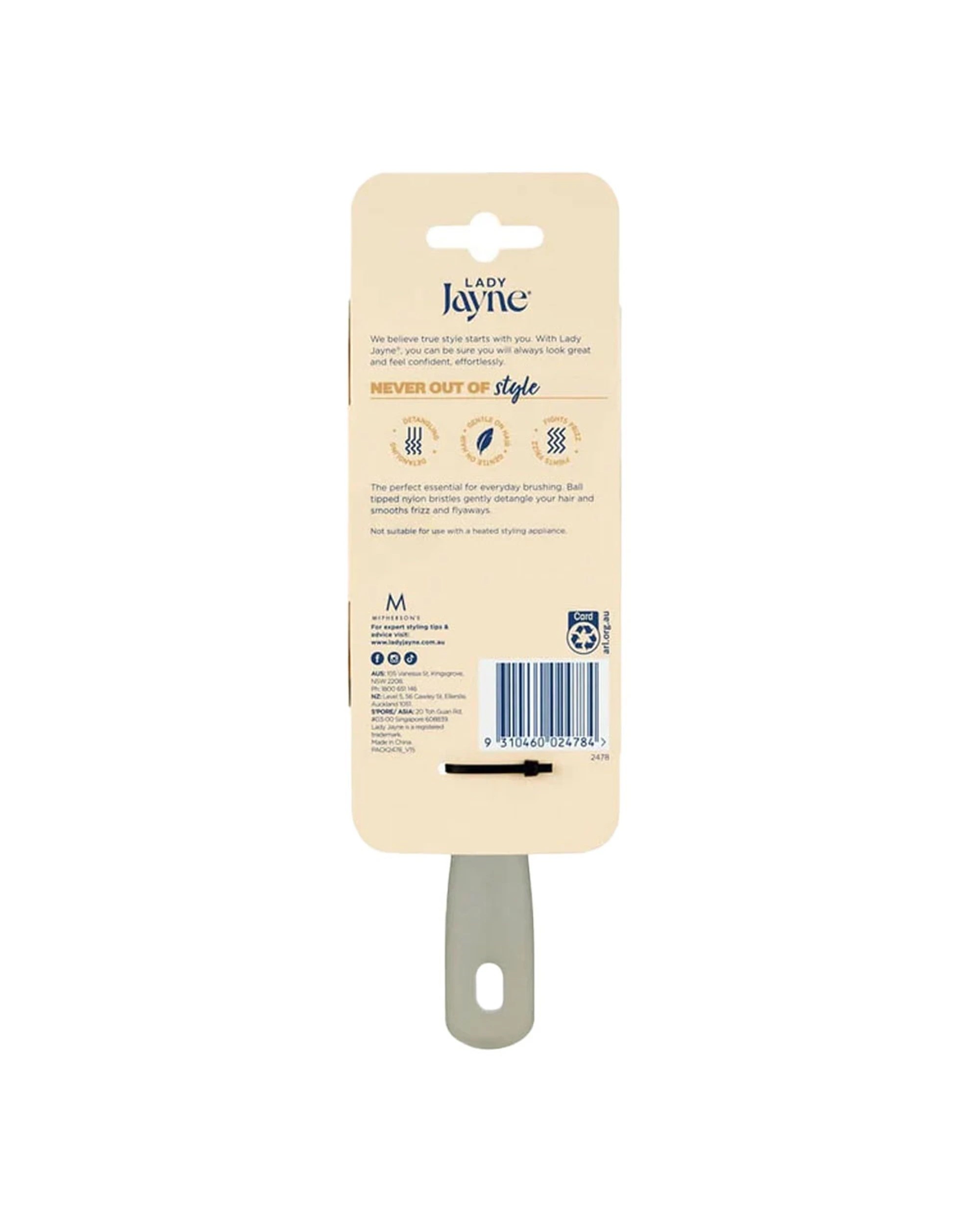 3 Lady Jayne Never Out Of Style Detangle And Define Formation Brush, 3 of 3