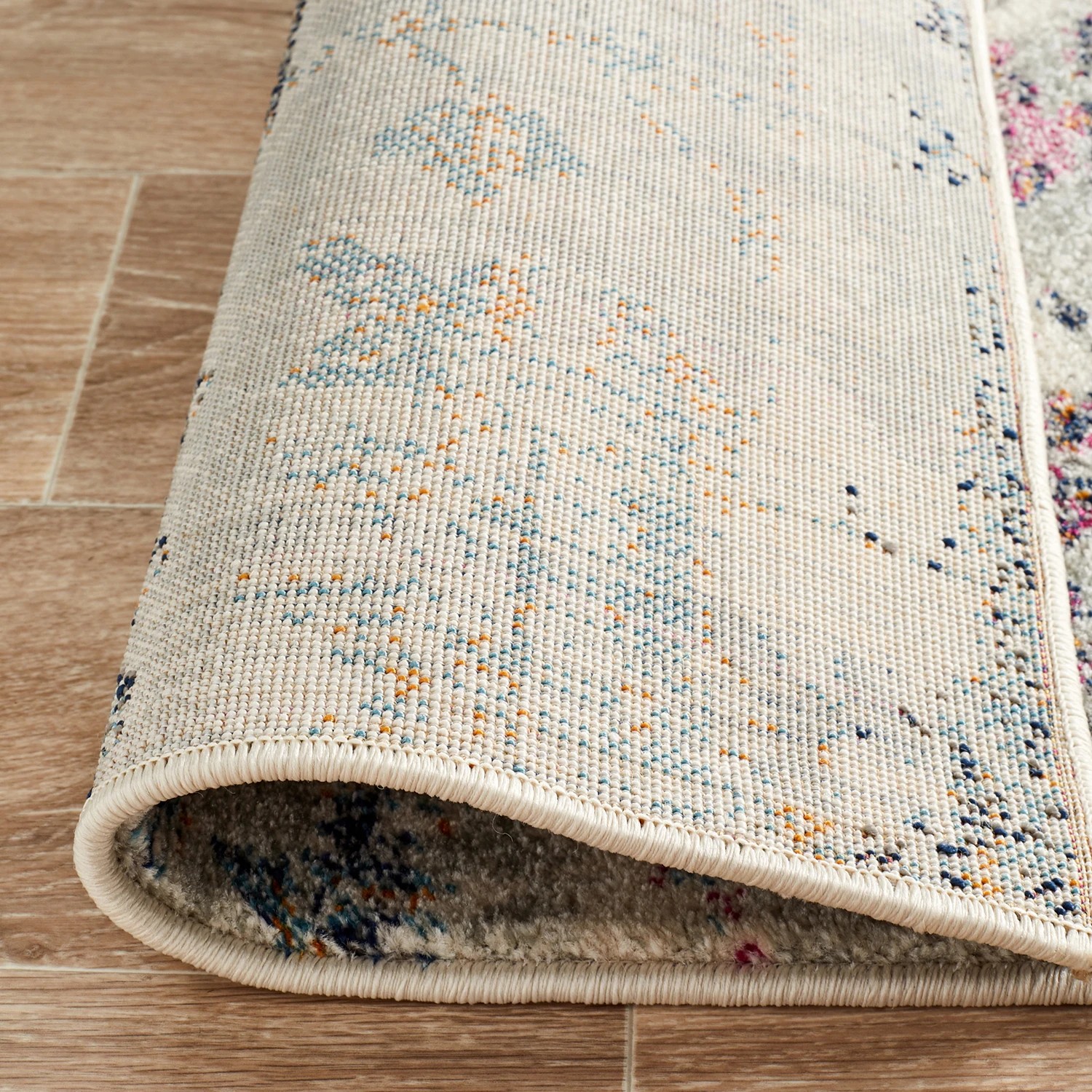 6 Common Ground Rugs Gallery 865 300x80cm - Medium Runner Power Loomed Pet Friendly Rug - Blue, 6 of 7