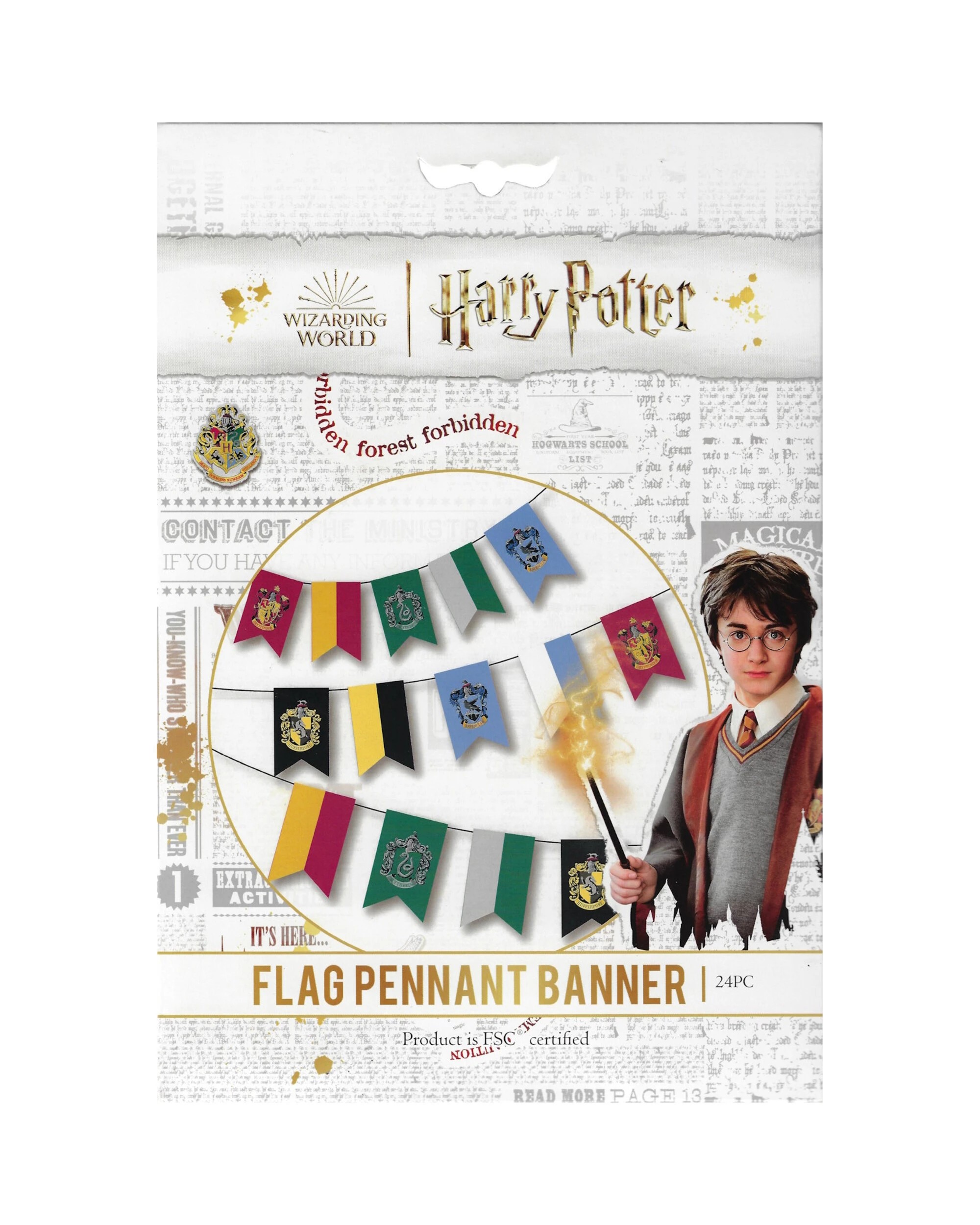 1 Anagram Harry Potter Printed Banner Party Decoration Kids Supplies Indoor Outdoor Use - Multi, 1 of 1
