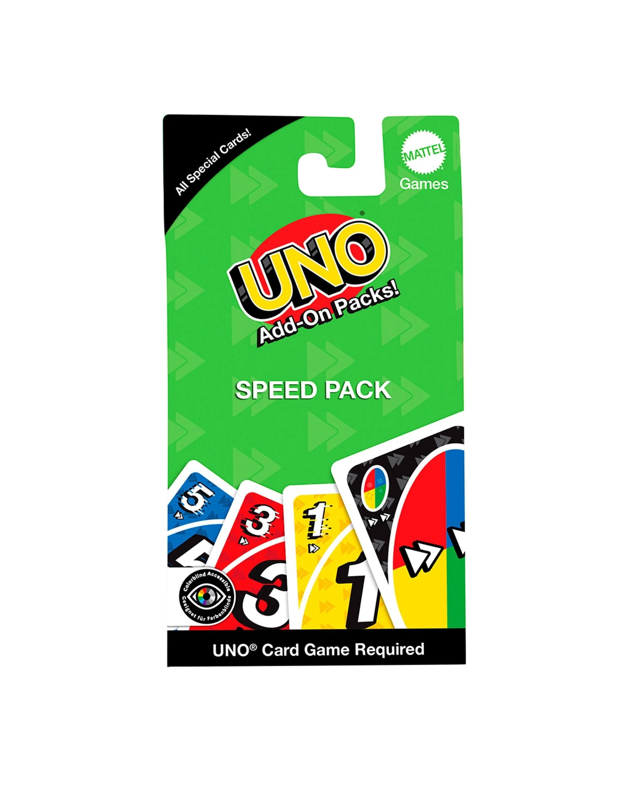 1 UNO Add-On Packs Speed Pack Card Game, 1 of 6