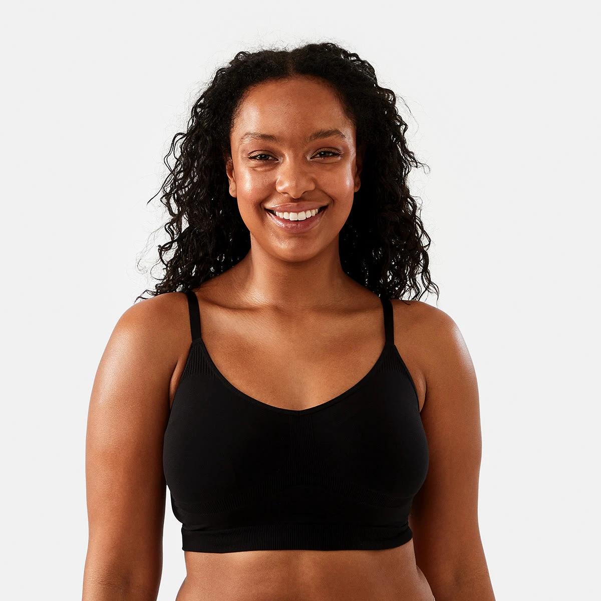 1 Seamfree Sculpting Crop Top Black, 1 of 6
