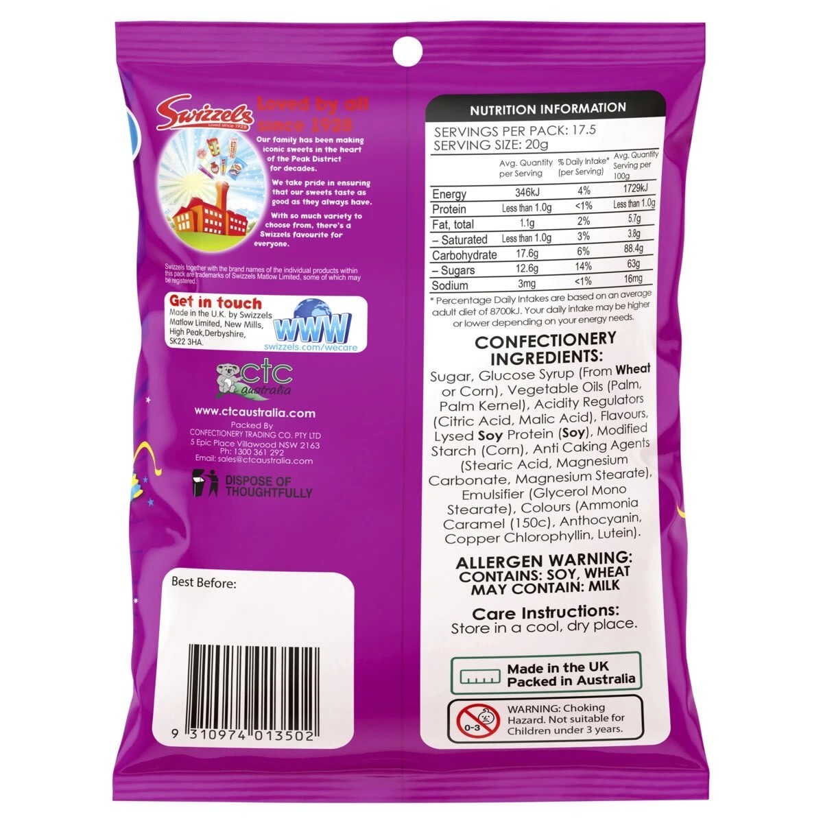 2 35 Piece Swizzels Curious Chews 350g, 2 of 3