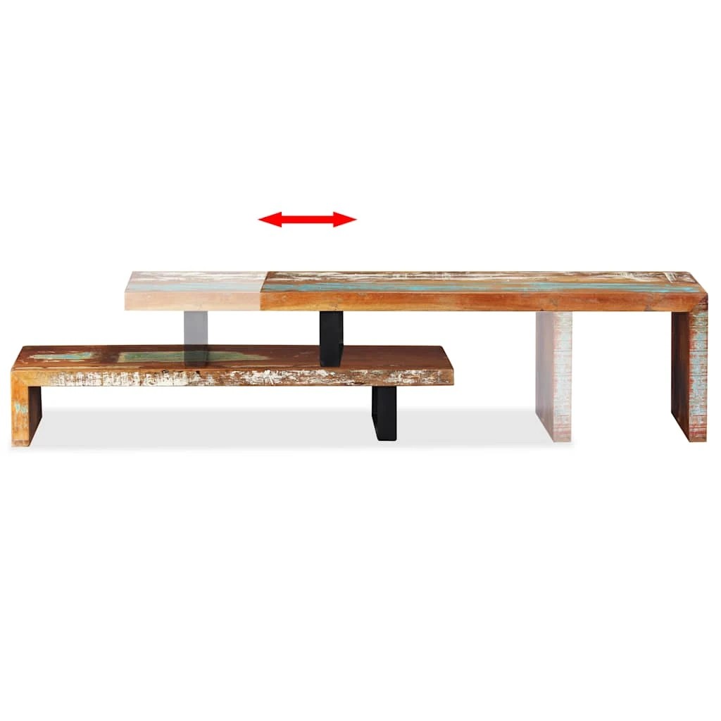 8 Vidaxl Tv Stand Solid Reclaimed Wood - Brown, 8 of 10