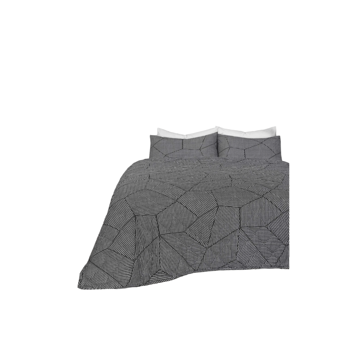 1 Amsons Ariana Carbon Cotton Bedspread Super King Charcoal - Charcoal, 1 of 2