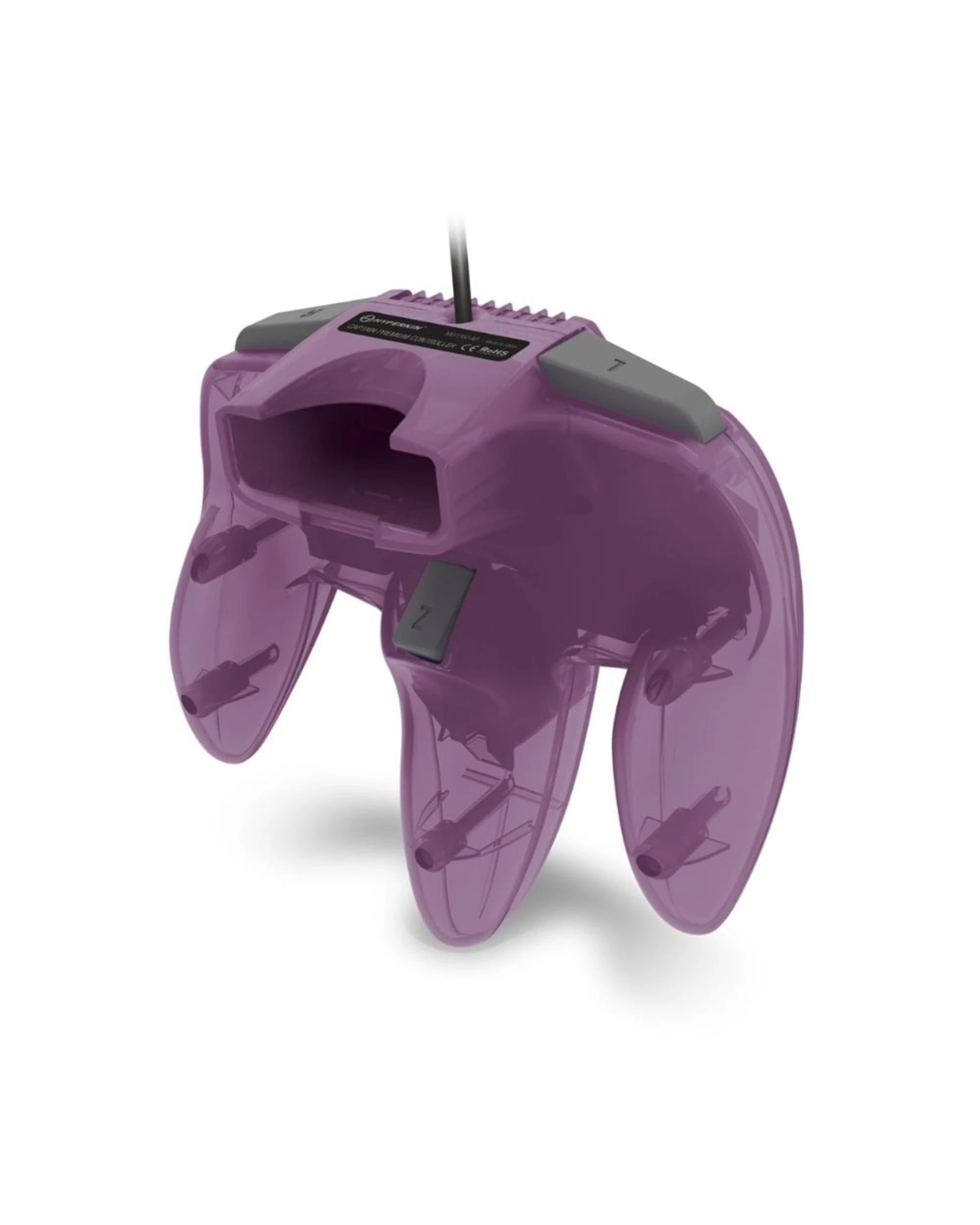 3 Hyperkin Captain Premium Wired Controller for N64 - Amethyst Purple - Purple, 3 of 3