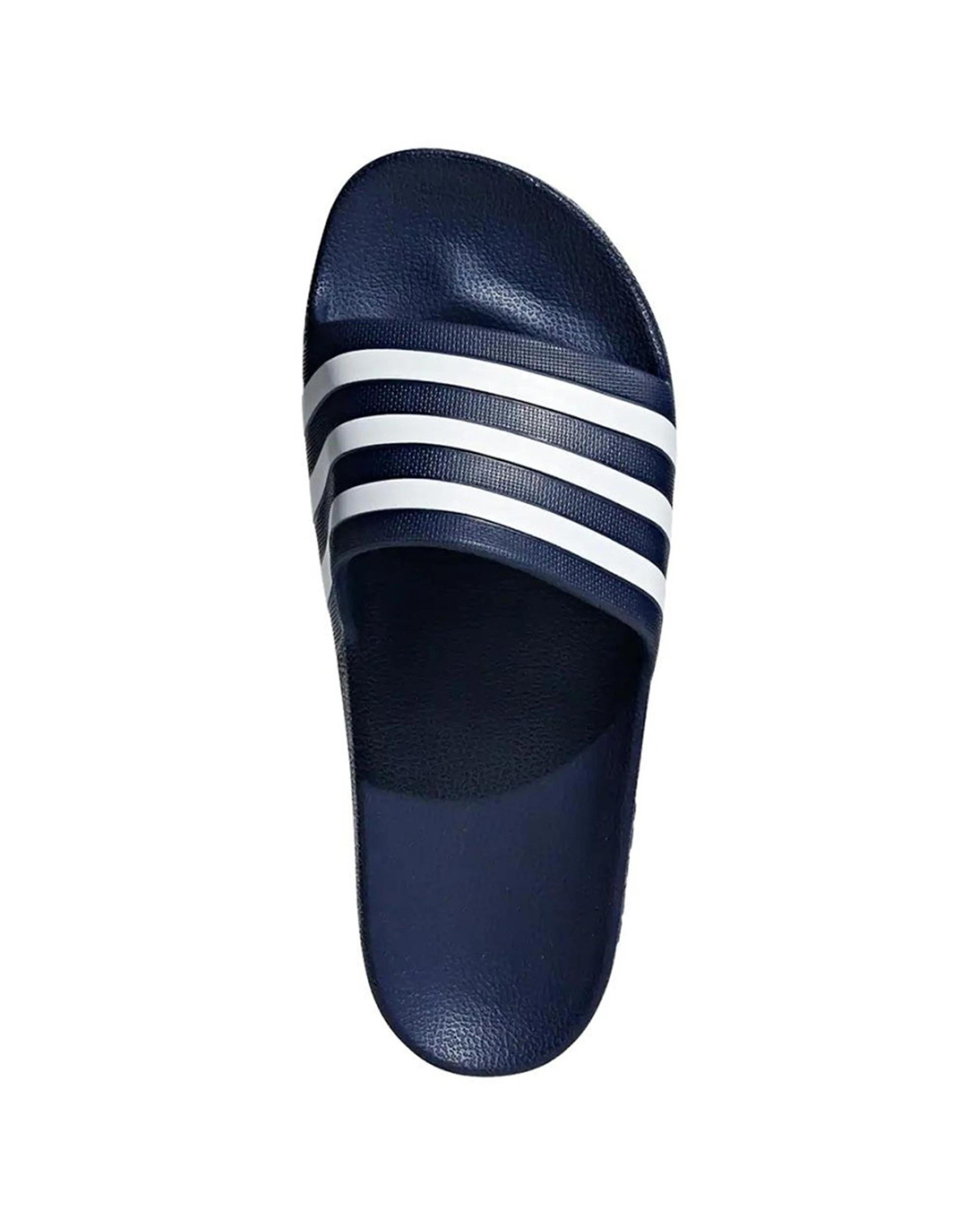 3 Adidas Adilette Aqua Slides Lightweight Quick Dry DARK BLUE, 3 of 4