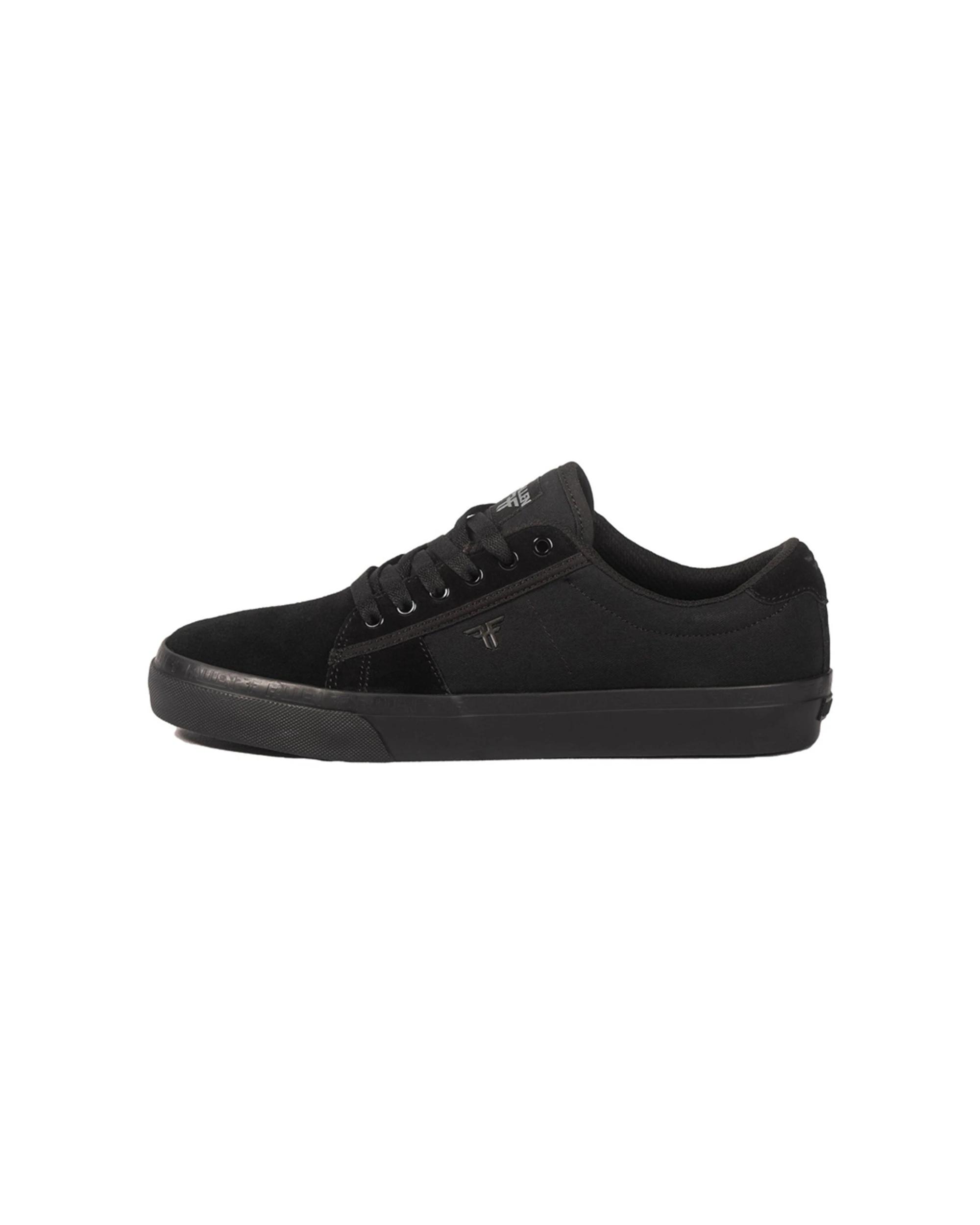 1 Fallen Footwear Men Bomber Impact Foam Skate Sneaker Suede Cotton BLACK, 1 of 6