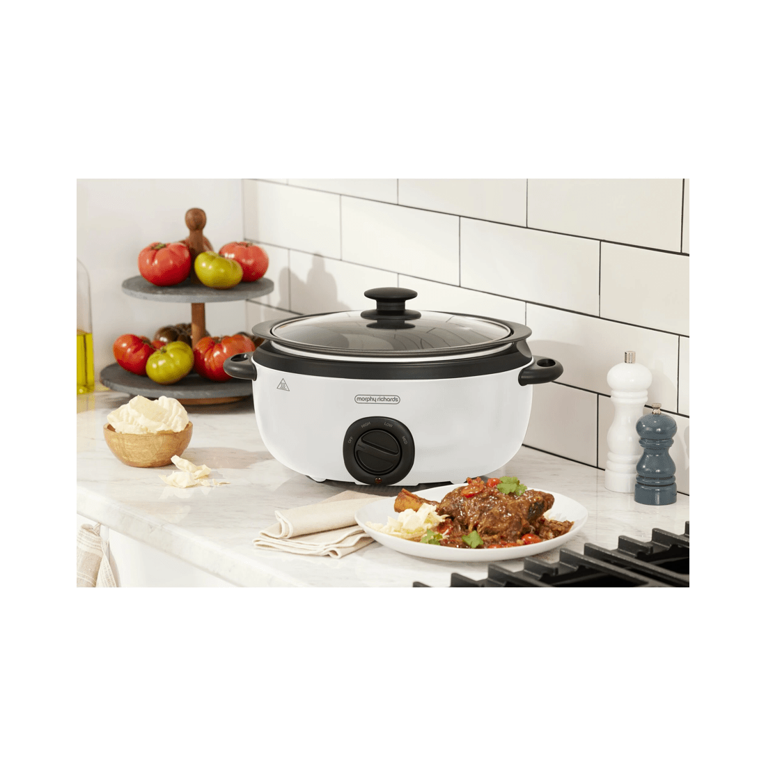 5 Morphy Richards 6.5L Slow Cooker Vivid White, 5 of 5