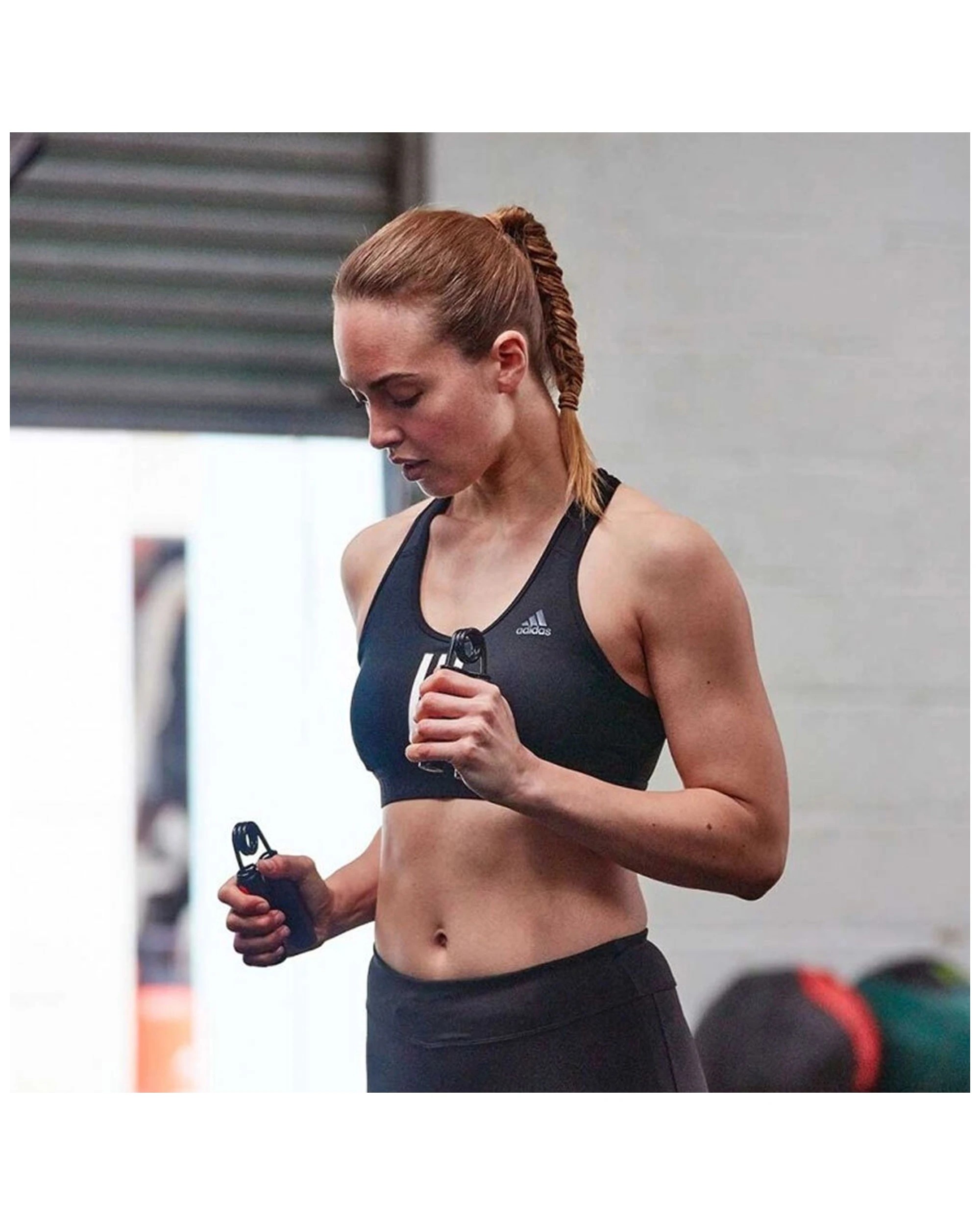 4 Adidas Professional Grip Trainer 2 Pack Forearm Exerciser Iron Springs - Black, 4 of 6