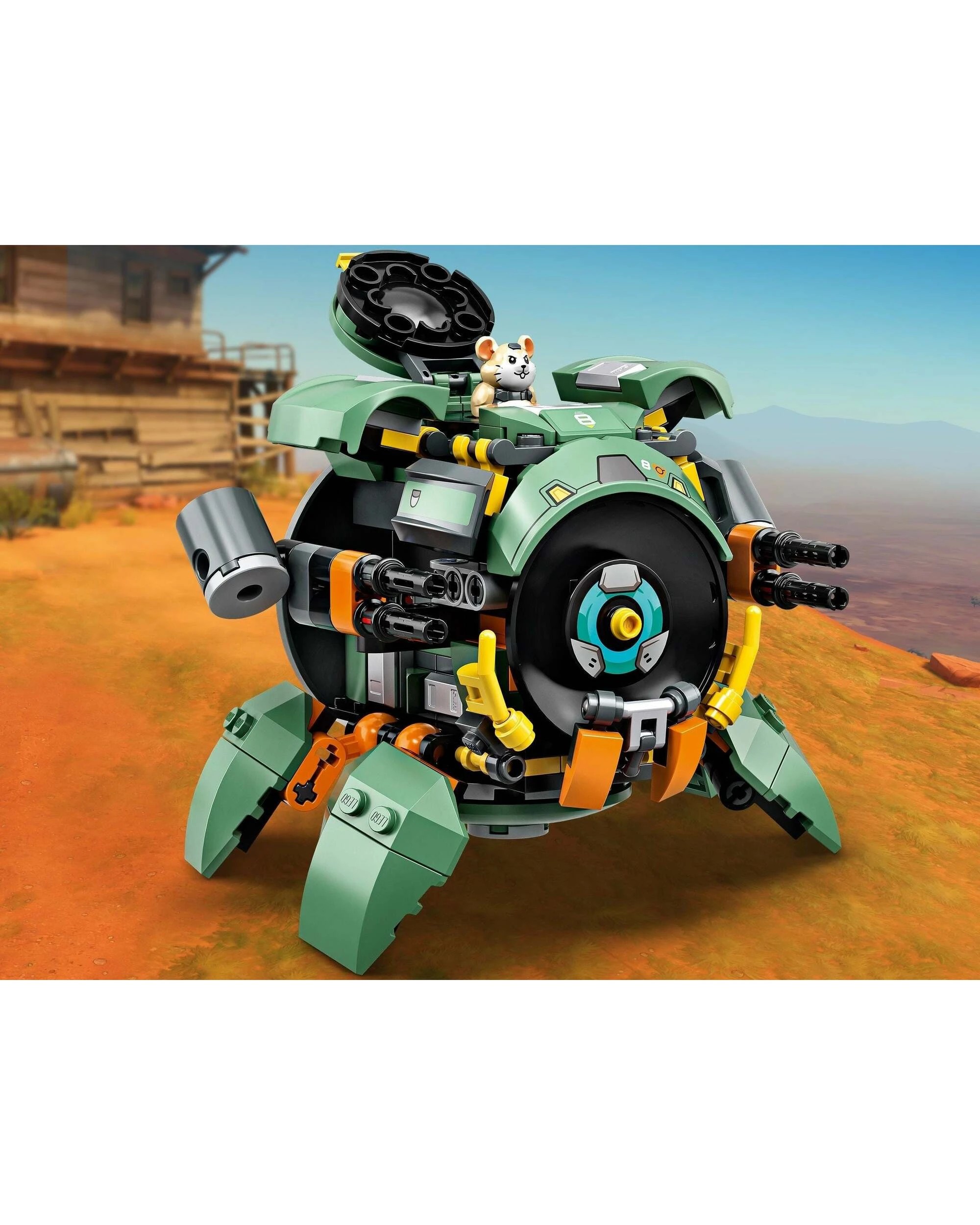 3 LEGO 75976 Overwatch Wrecking Ball Mech & Hammond Figure, 3 of 5