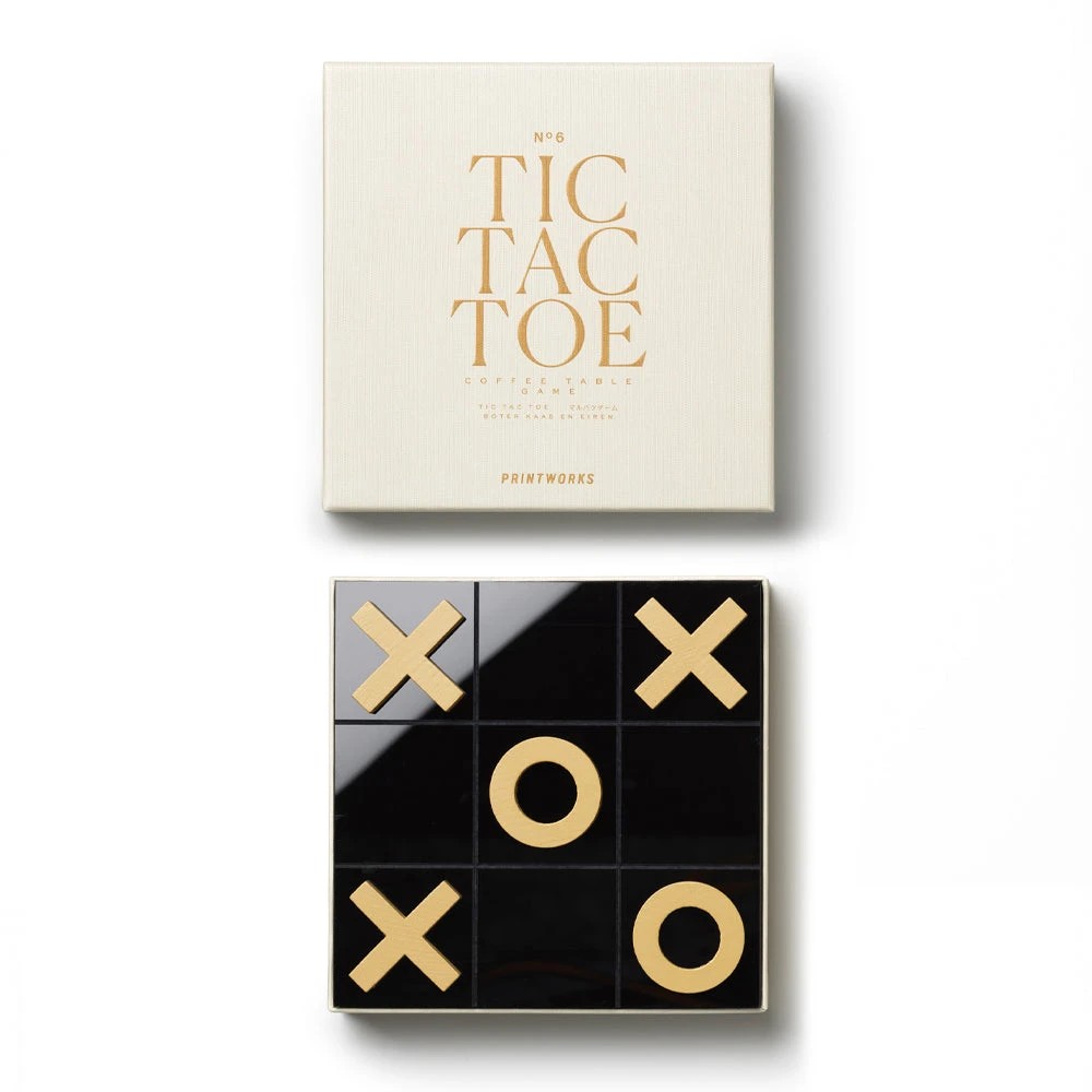 2 Printworks Classic-Tic Tac Toe - Beige, 2 of 5