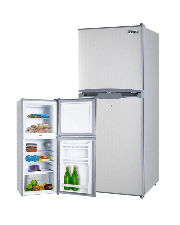 Gecko 125L Portable Upright Fridge - Silver