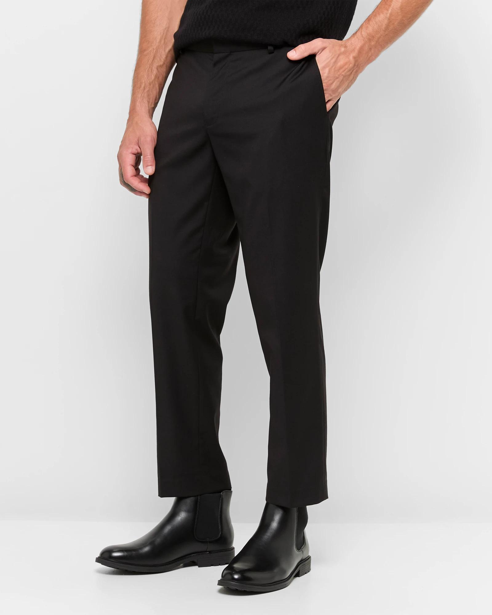 3 Slim Ankle Length Pants - Preview BLACK, 3 of 5