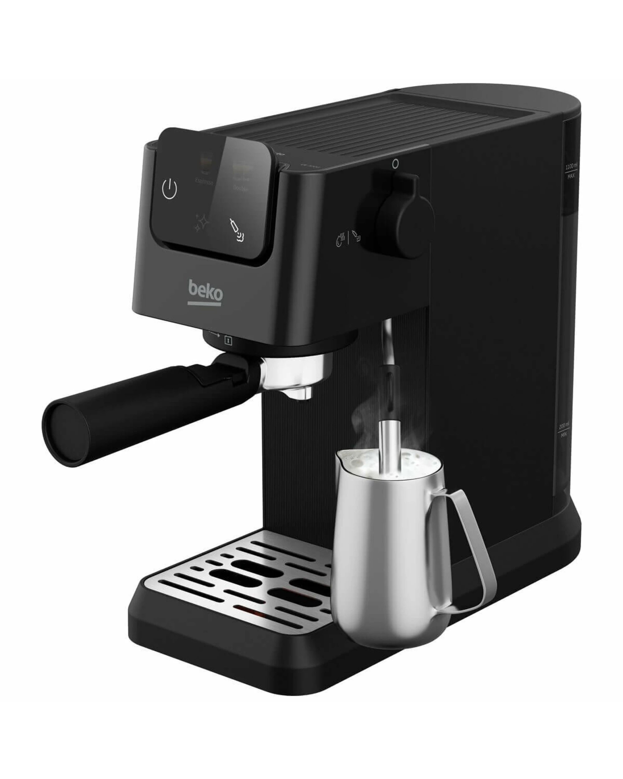 4 Beko CaffeExperto Semi Automatic Espresso Machine with Steam Wand, 4 of 5