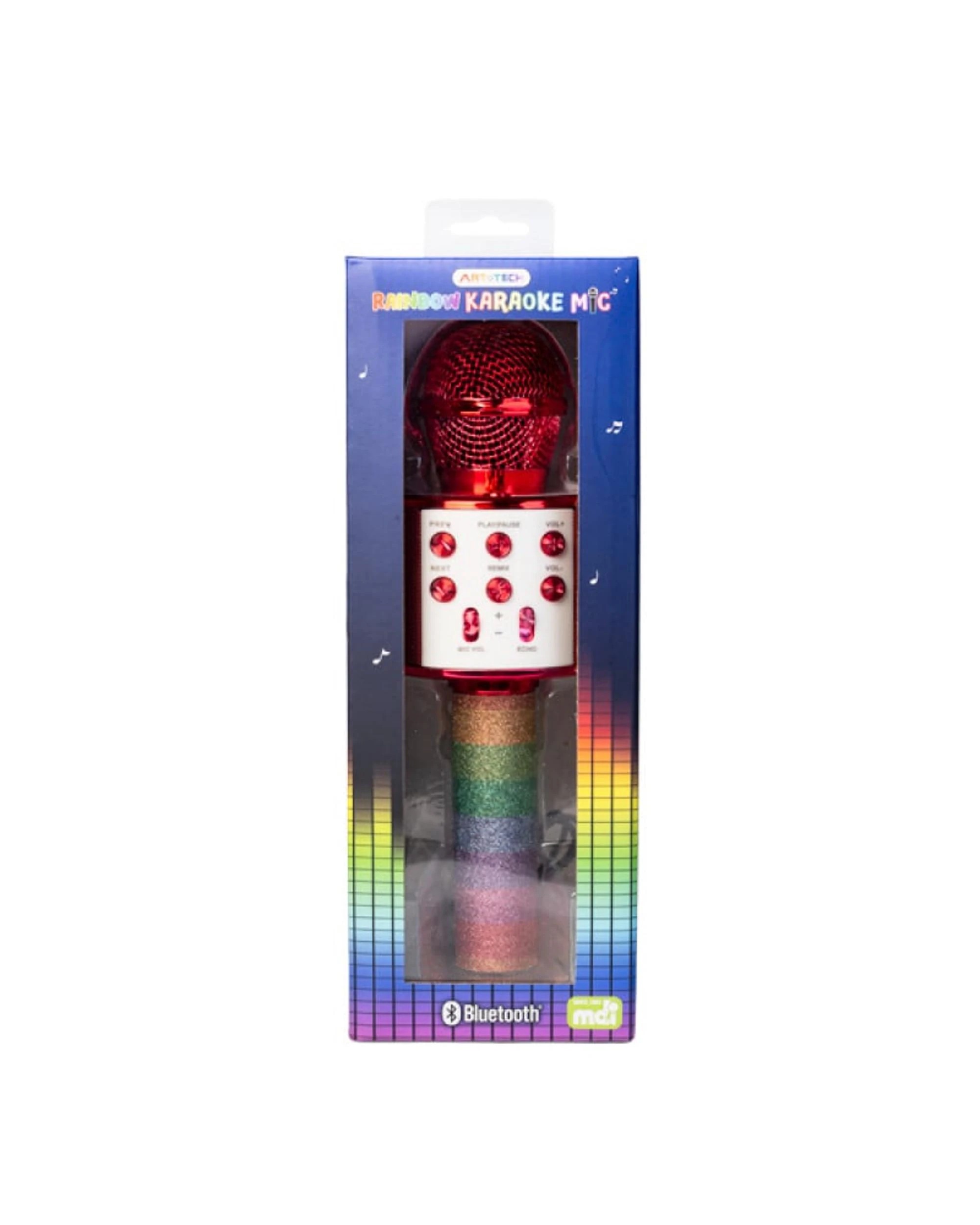 1 Rainbow Karaoke Mic with Built in Speakers - Multi, 1 of 5
