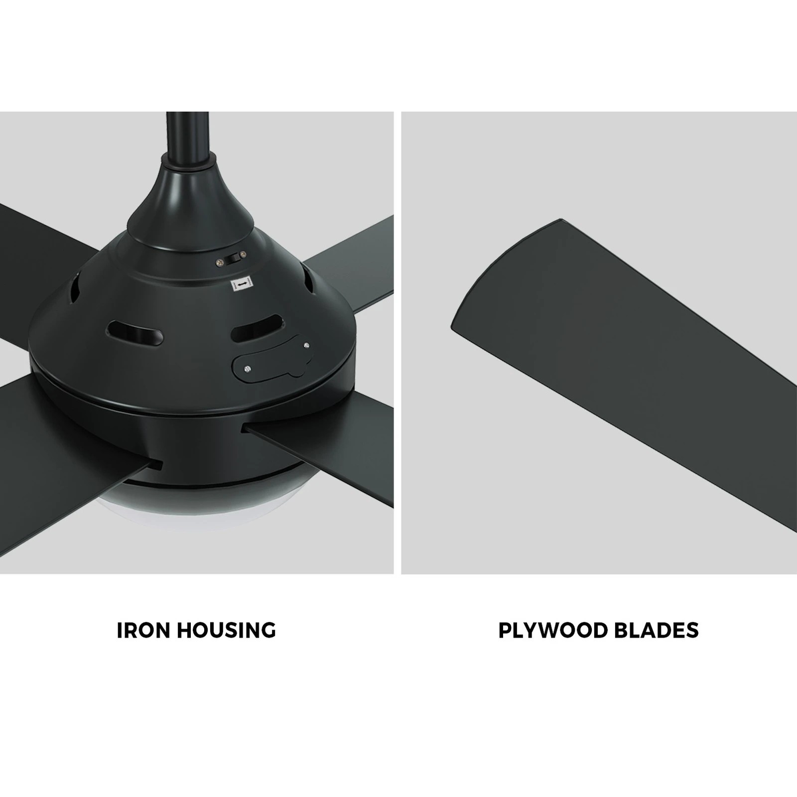 8 Vevare 52" Ceiling Fan AC Motor with LED Light & Remote Control, 8 of 10