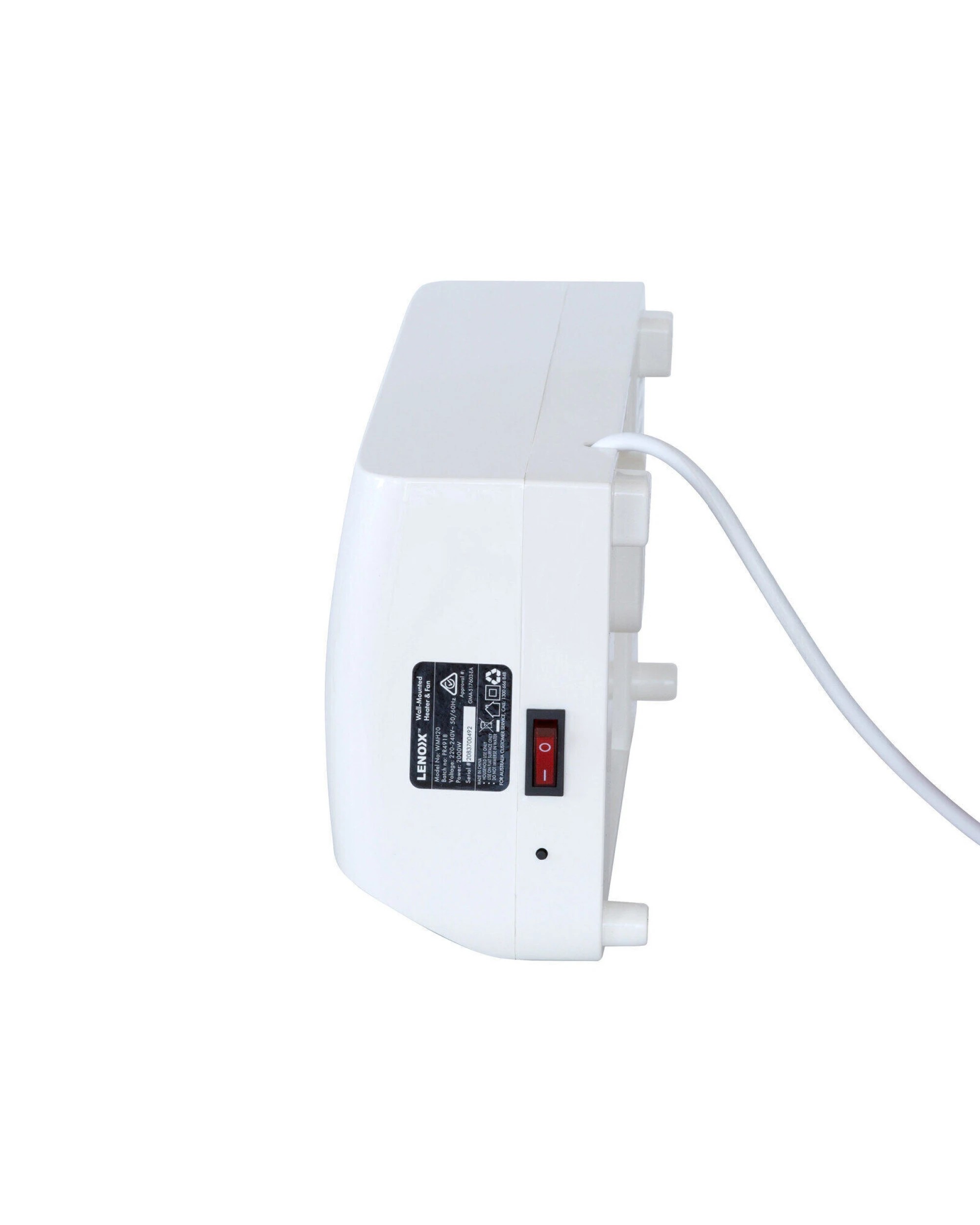 5 Lenoxx Wall-Mounted Heater & Fan with Remote Control, 5 of 6