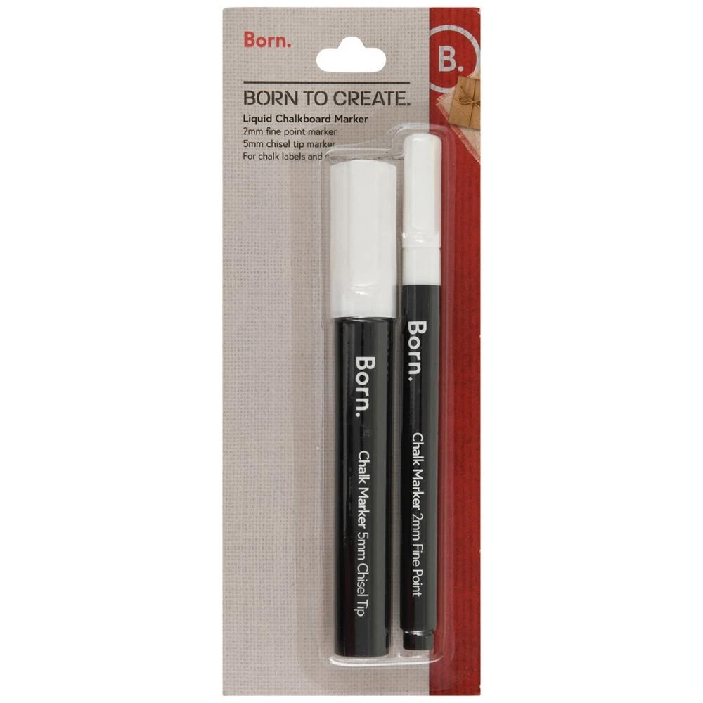 1 Born Chalkboard Pens 2 Pack, 1 of 2