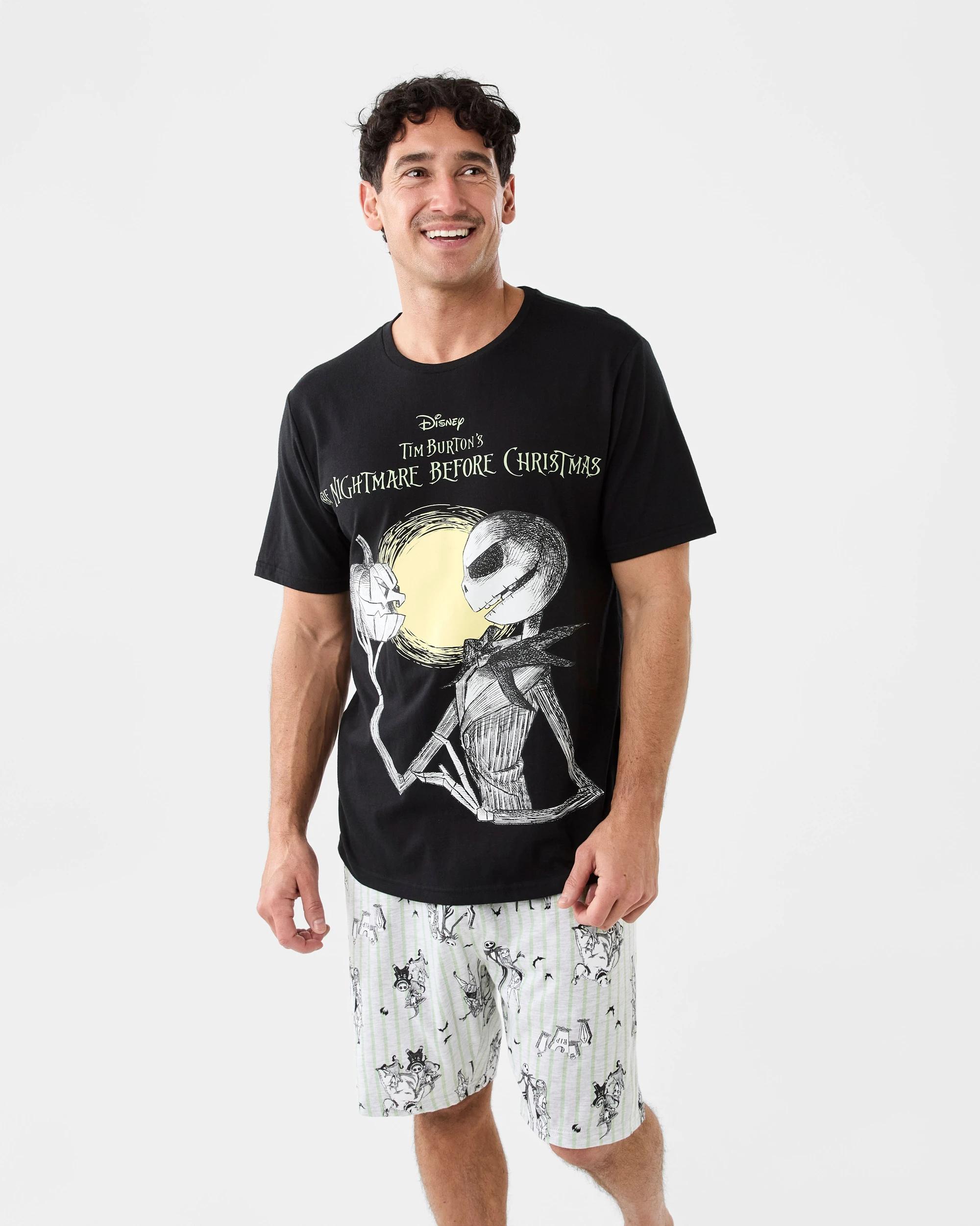 1 Disney The Nightmare Before Christmas License Sleep Pyjama Set Night Xmas, 1 of 7