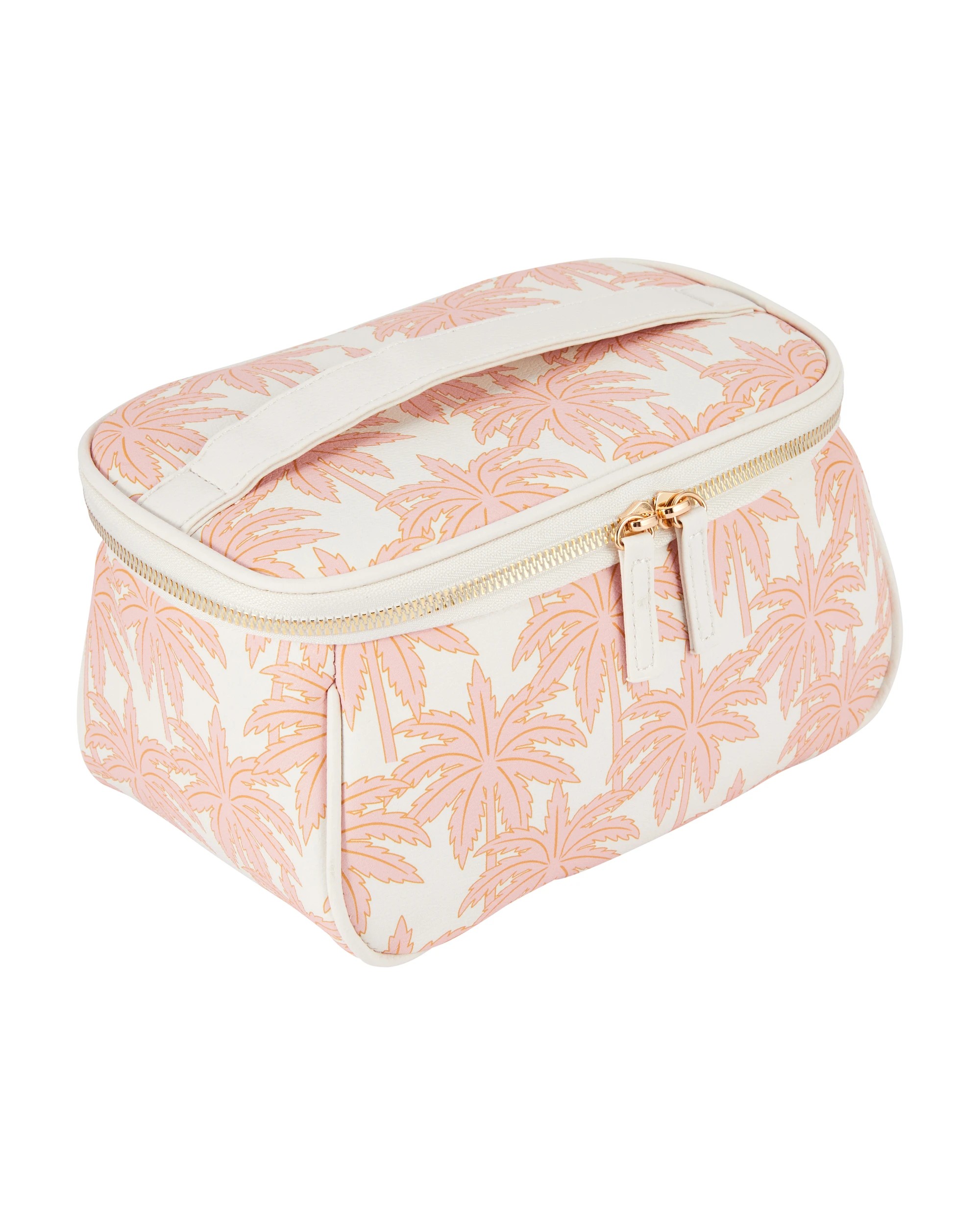 1 OXX Cosmetics Travel Bag - Pink Palm, 1 of 6
