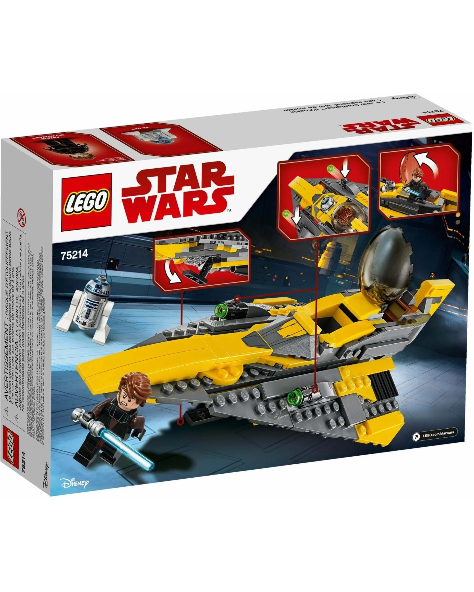 4 LEGO 75214 Anakin's Jedi Starfighter + R2-D2, 4 of 5