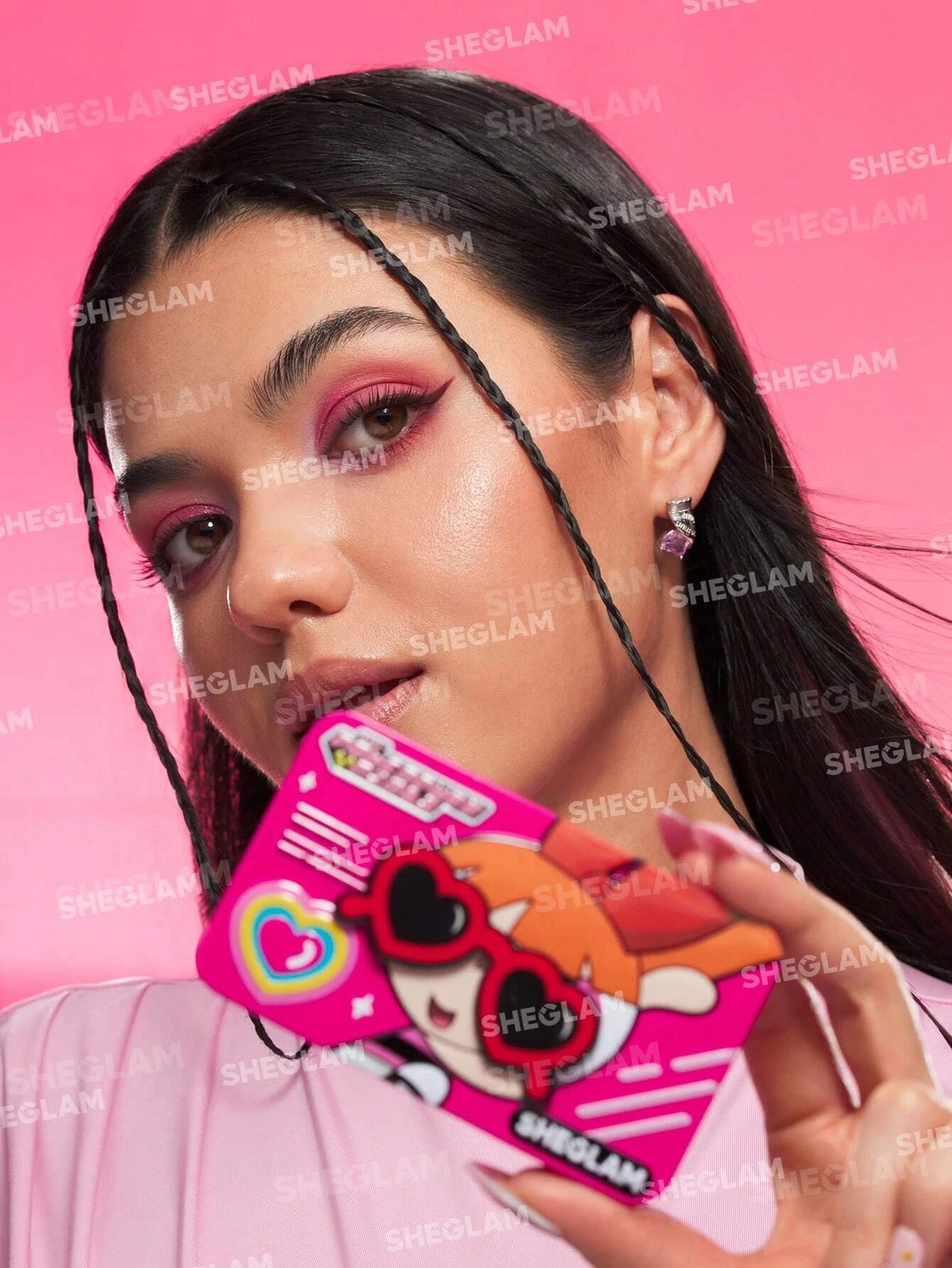 2 The Powerpuff Girls x SHEGLAM The Professor's Girls Eyeshadow Palette - The Leader, 2 of 7