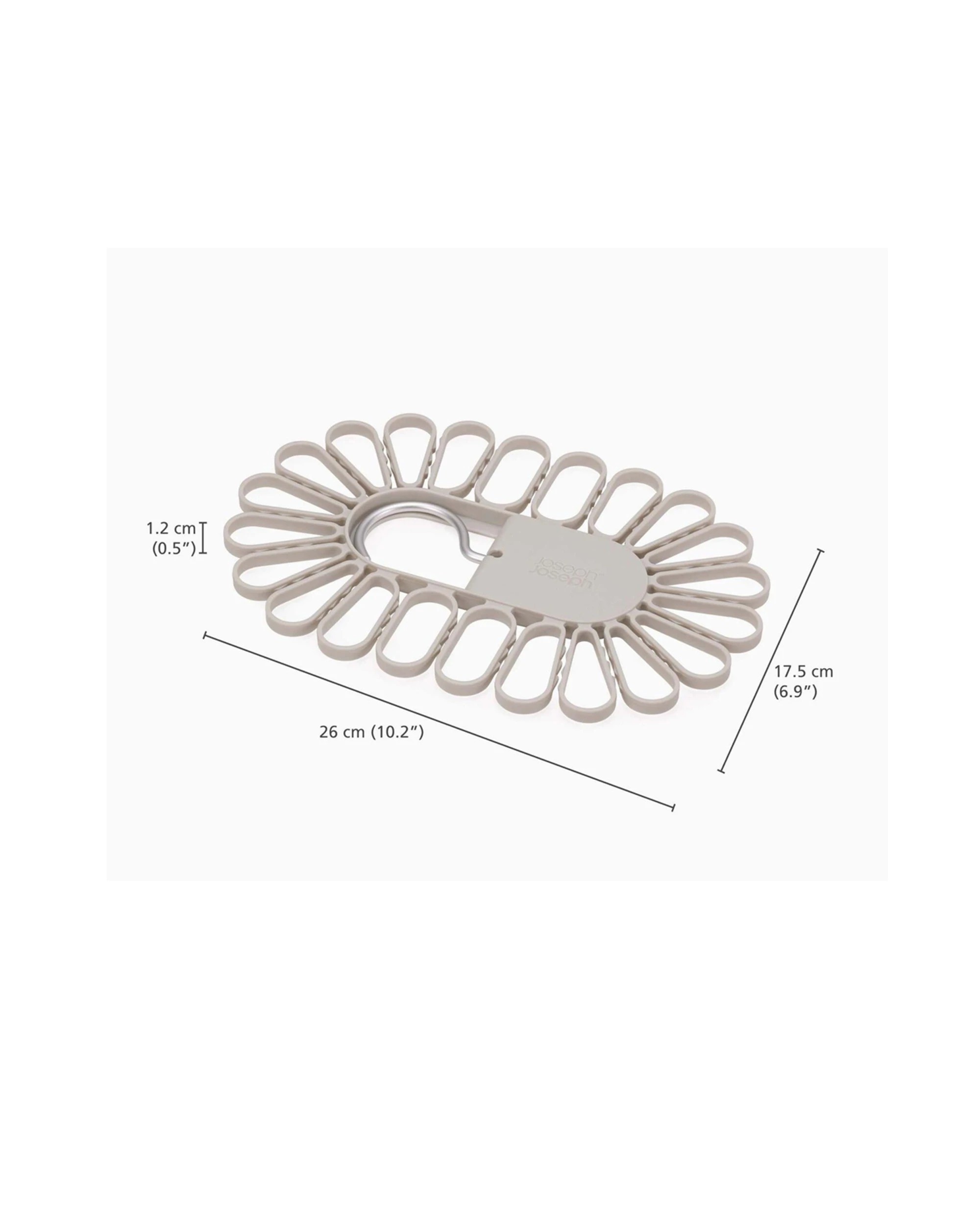 6 Joseph Joseph Petal Small Items Hanger Holds 22pcs Compact Ventilated Dry Ecru - White, 6 of 7