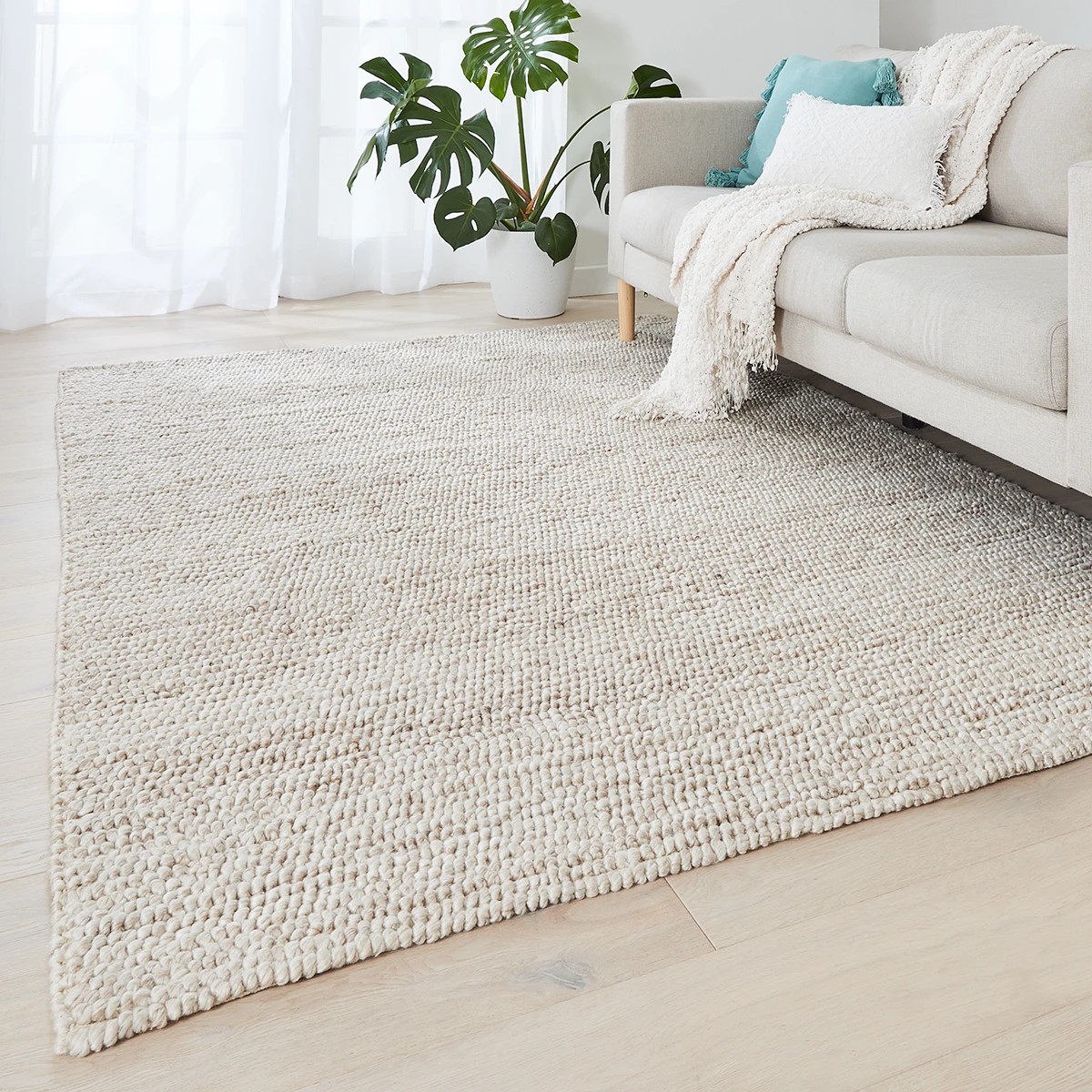 1 Dahlia Rug - Natural, Large - 235cm x 160cm, 1 of 8