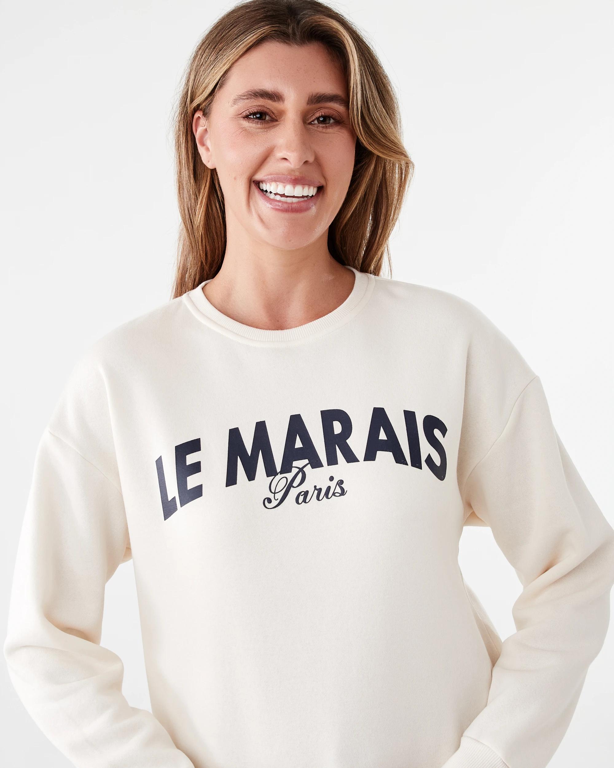 4 Long Sleeve Print Sweatshirt Le Marais, 4 of 7