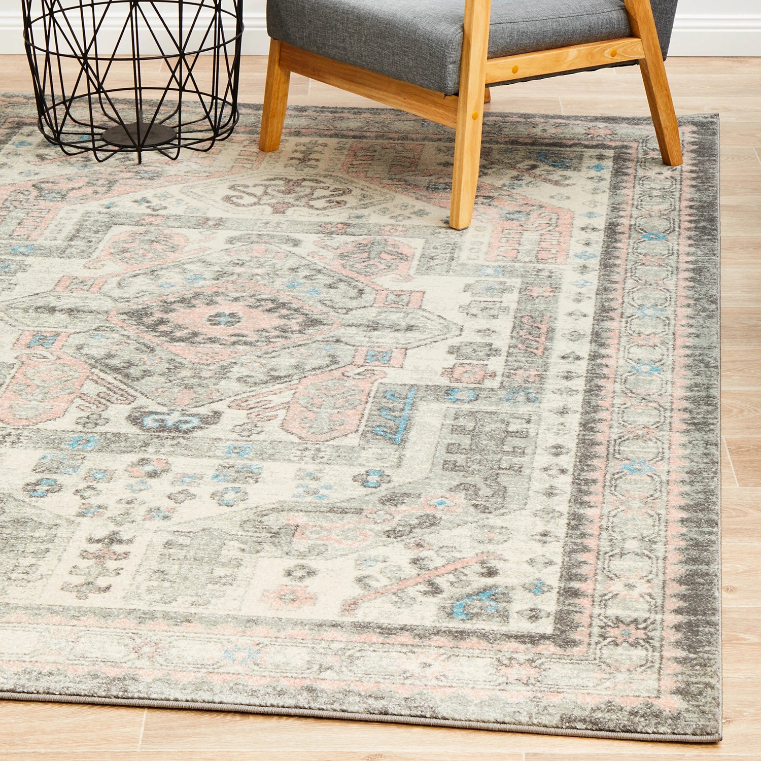 4 Common Ground Rugs Mason 704 230x160cm - Medium Power Loomed Pet Friendly Floor Rug - Grey, 4 of 9