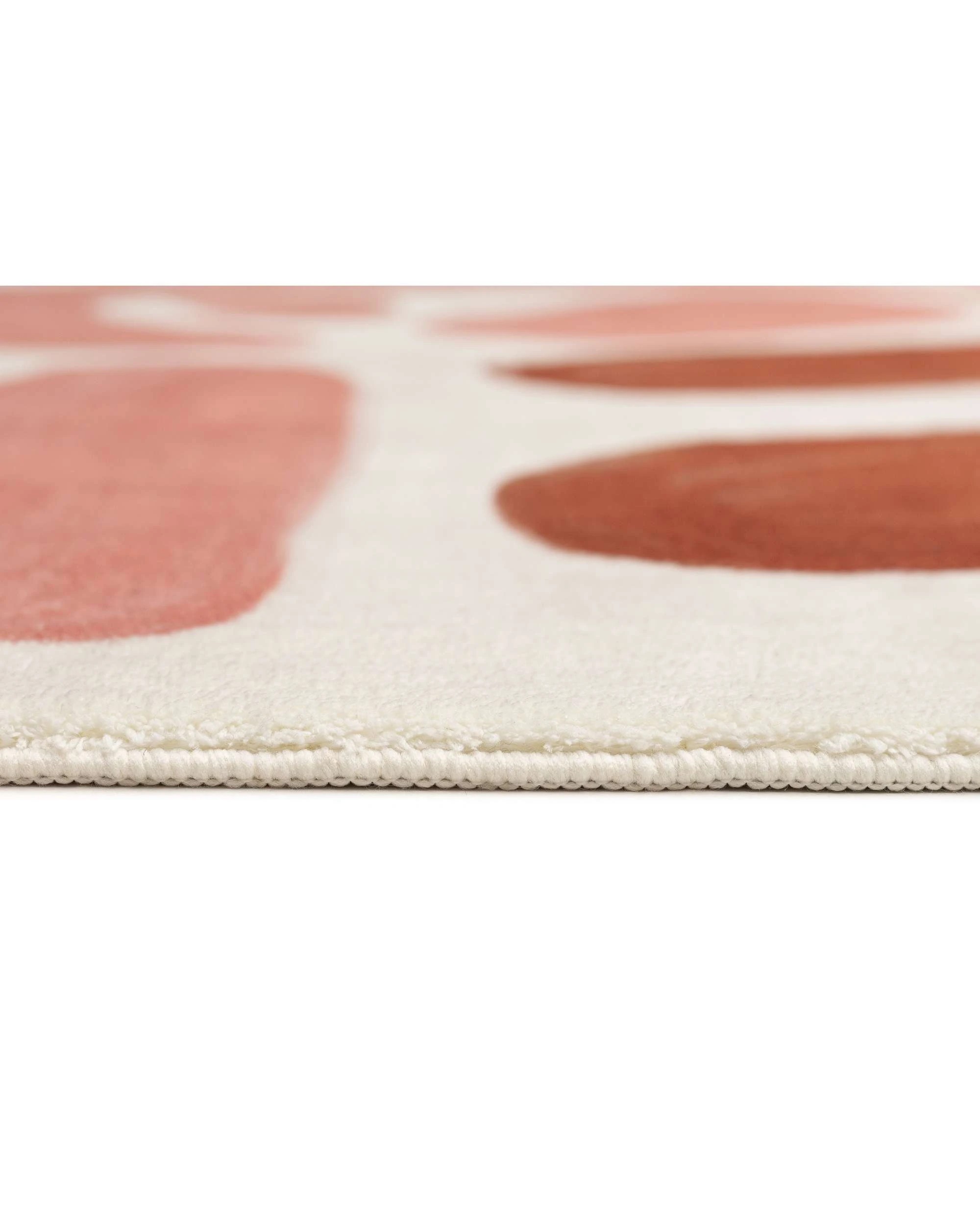 8 Loopsie Sapa Abstract Washable Rug-290cm x 200cm - Pink, 8 of 8