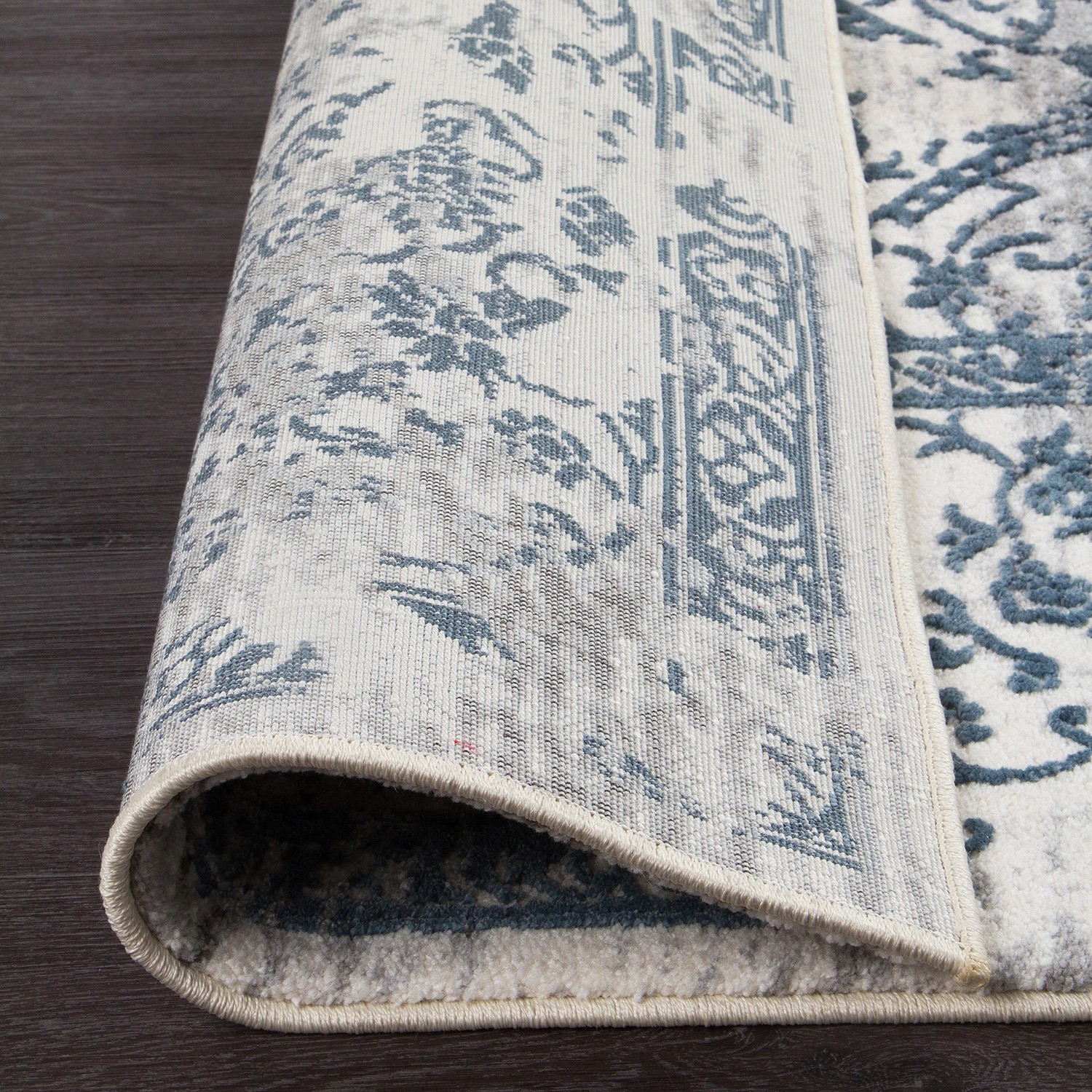 7 Common Ground Rugs Isola 1734 400x300cm - Extra Extra Large Pet Friendly Floor Rug - White, 7 of 7