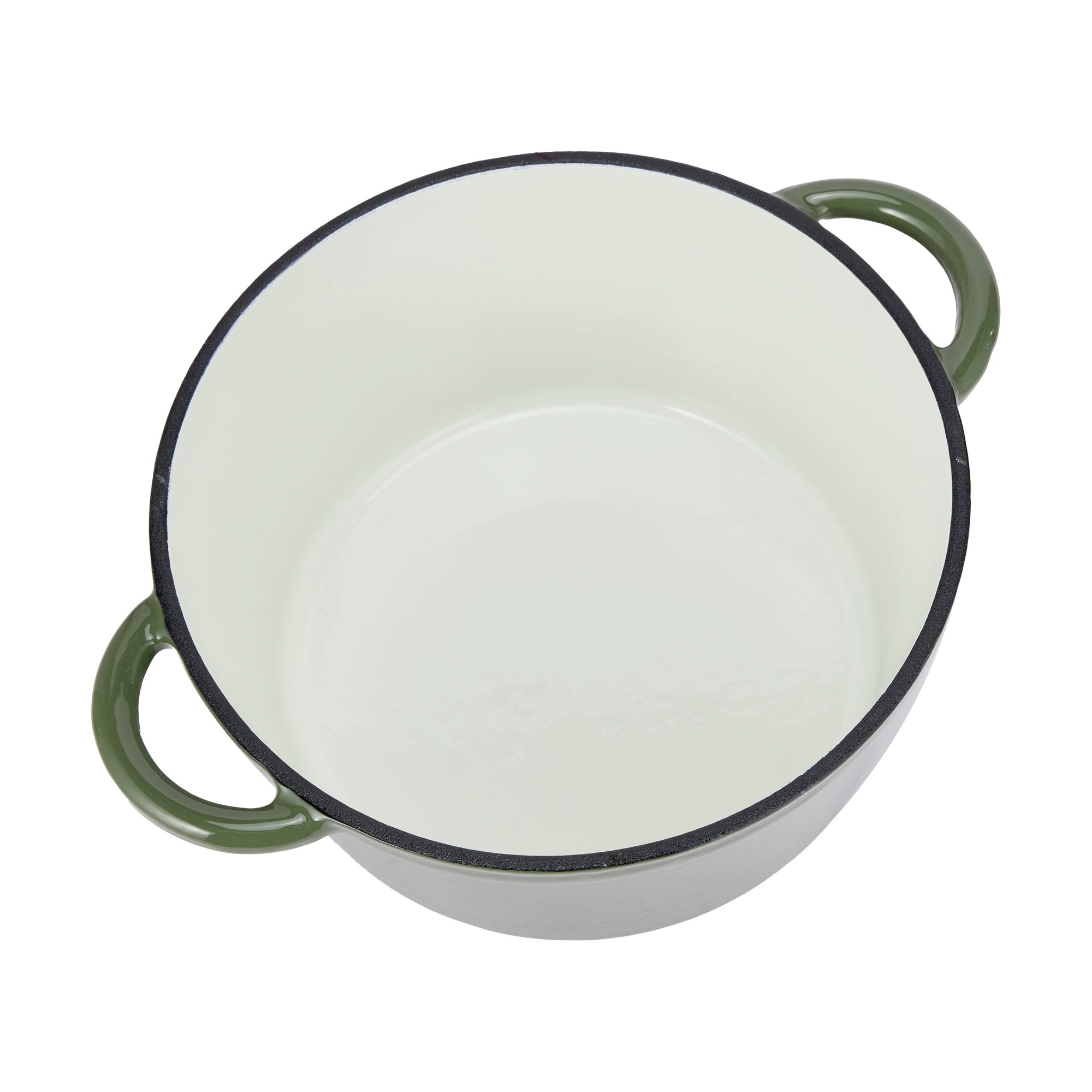 4 4L Olive Cast Iron Casserole, 4 of 6