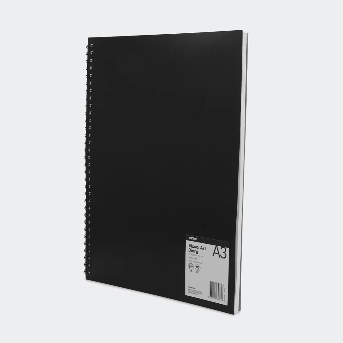 3 A3 Visual Art Diary - Black, 3 of 5