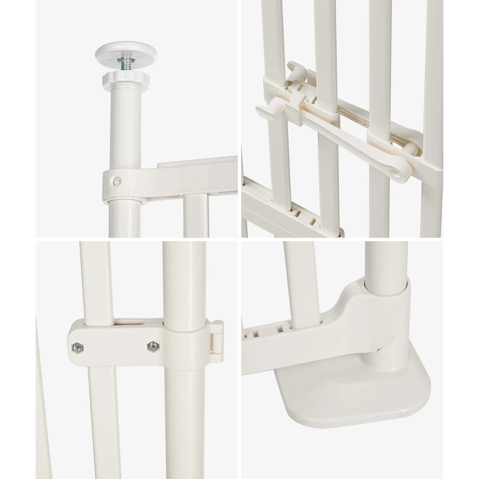 3 Alopet 190cm-264cm Retractable Safety Gate Pet Dog Cat Extra Tall Fence - White, 3 of 5