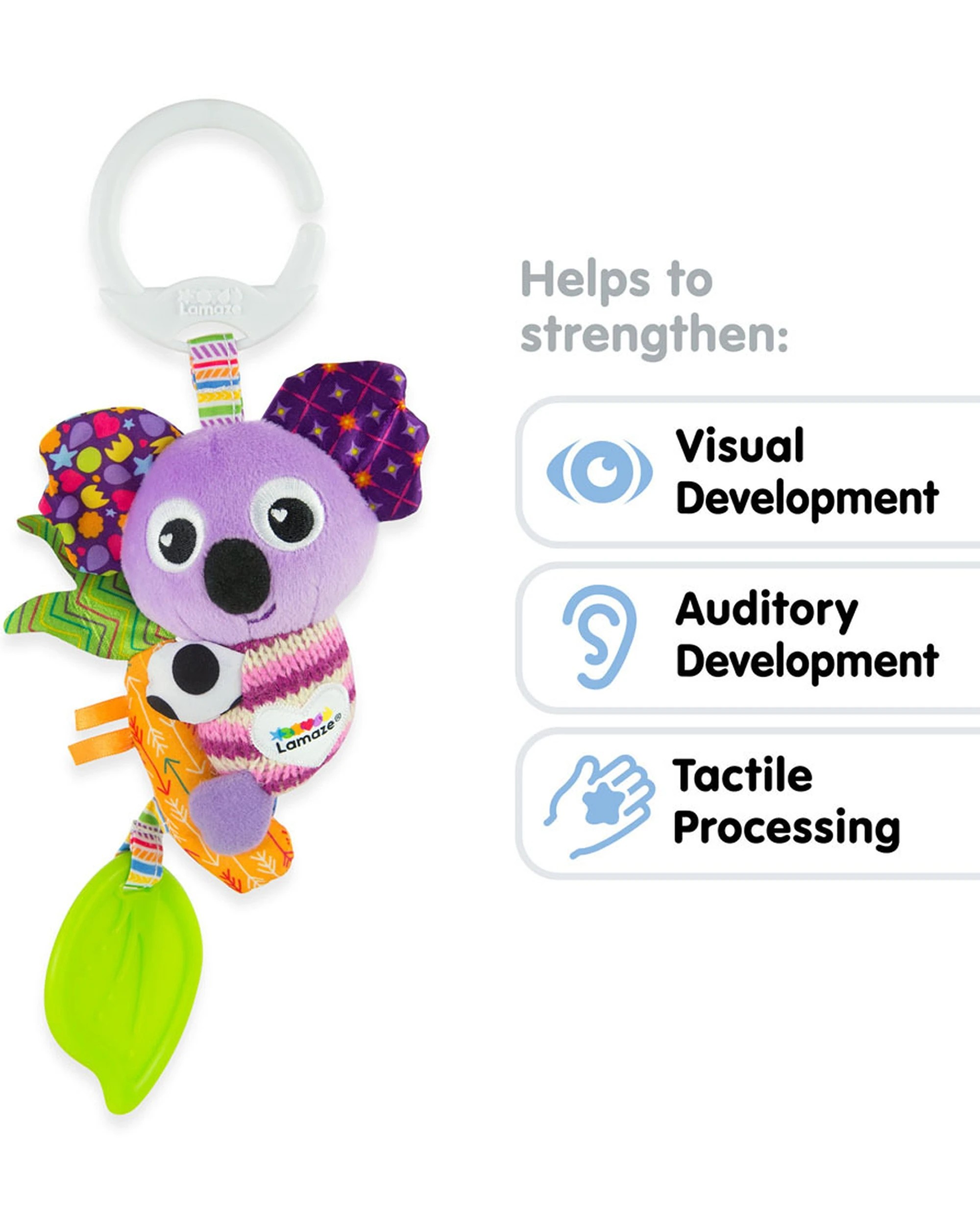 4 Lamaze Walla Walla Koala Mini Clip and Go Plush Toy 2PK - Multi, 4 of 7