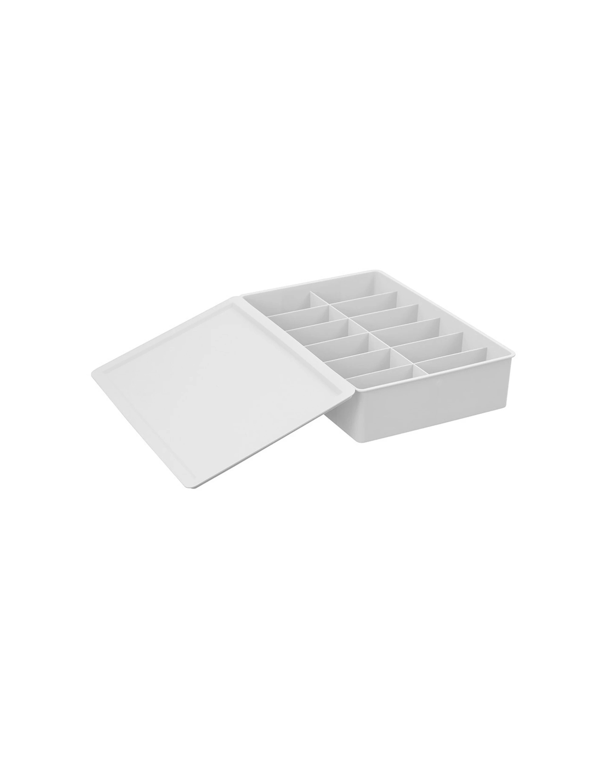 5 Boxsweden Tidy 12-Compartment Storage Box 36x24x8cm Lidded 2 Pack Plastic - Assorted, 5 of 5